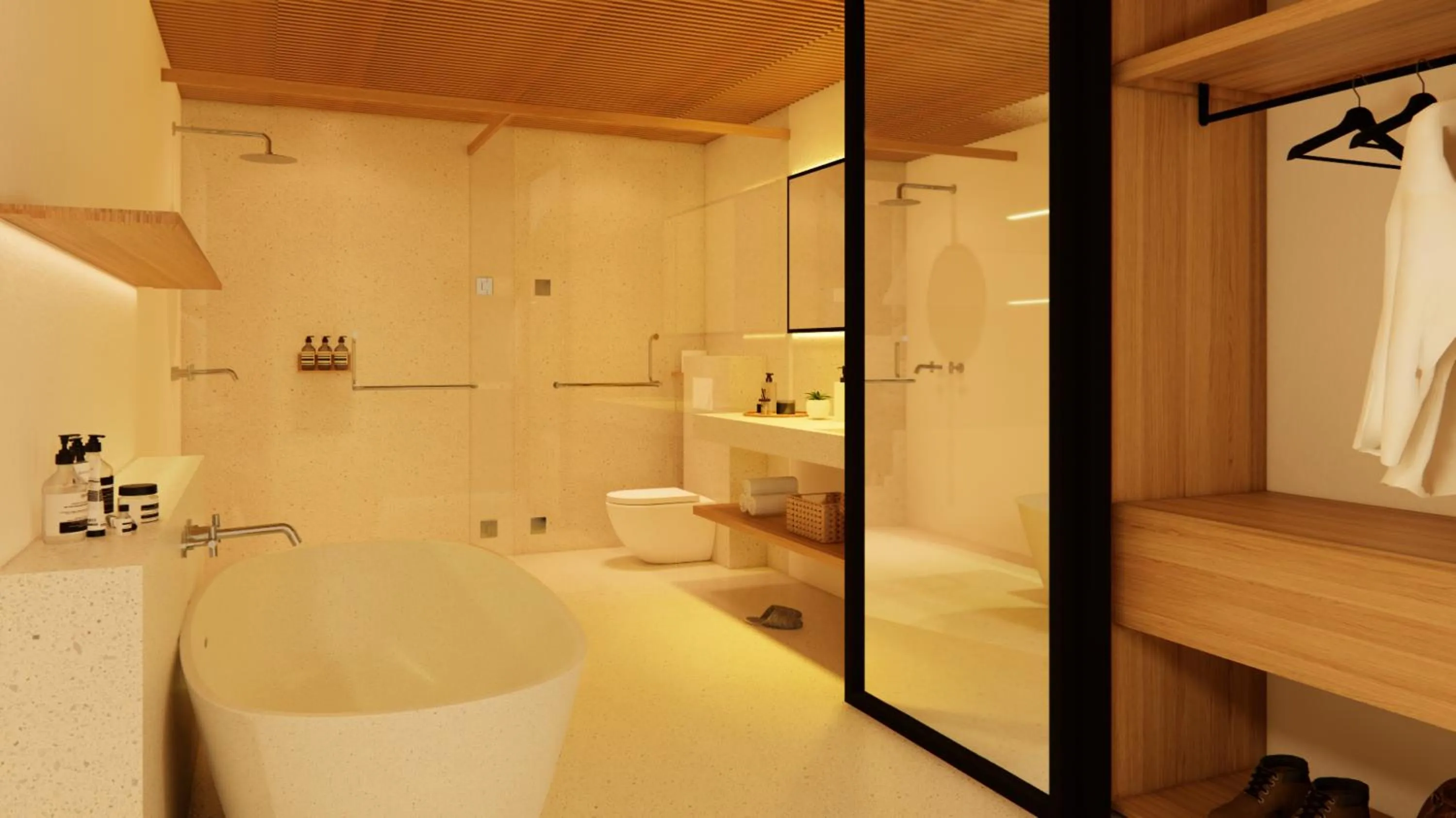 Shower in Bvilla Spa