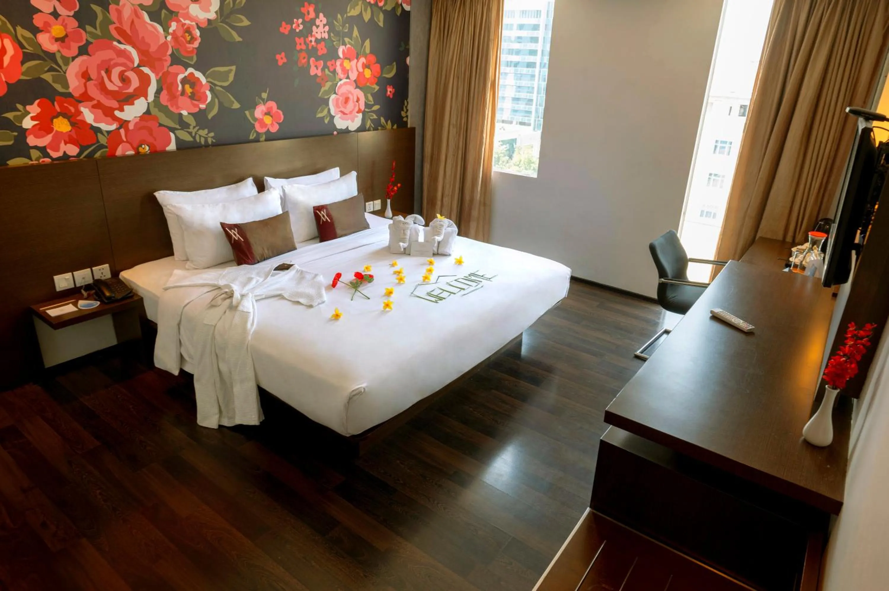 Bed in Akmani Hotel Jakarta