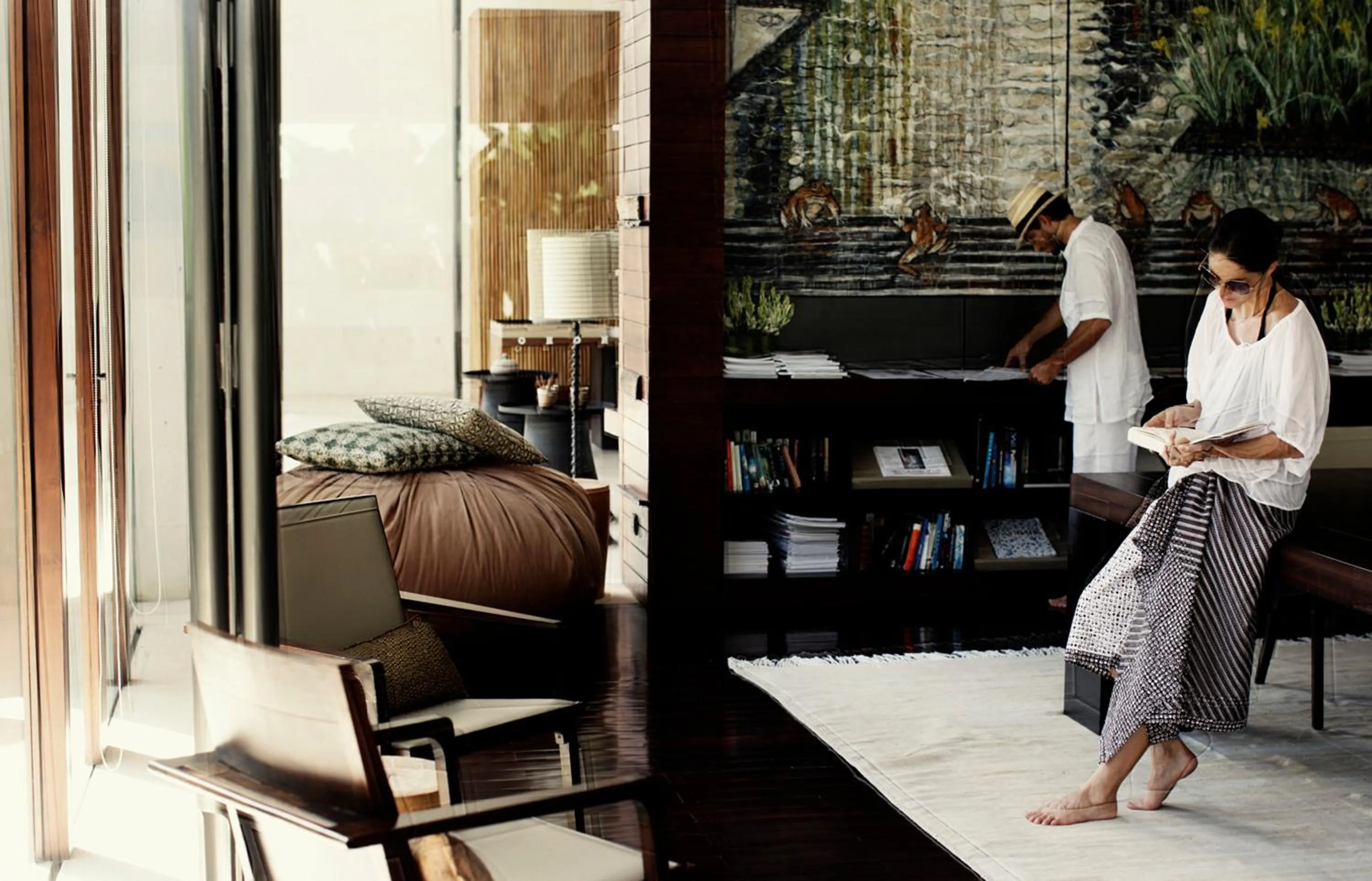 Library in Alila Villas Uluwatu