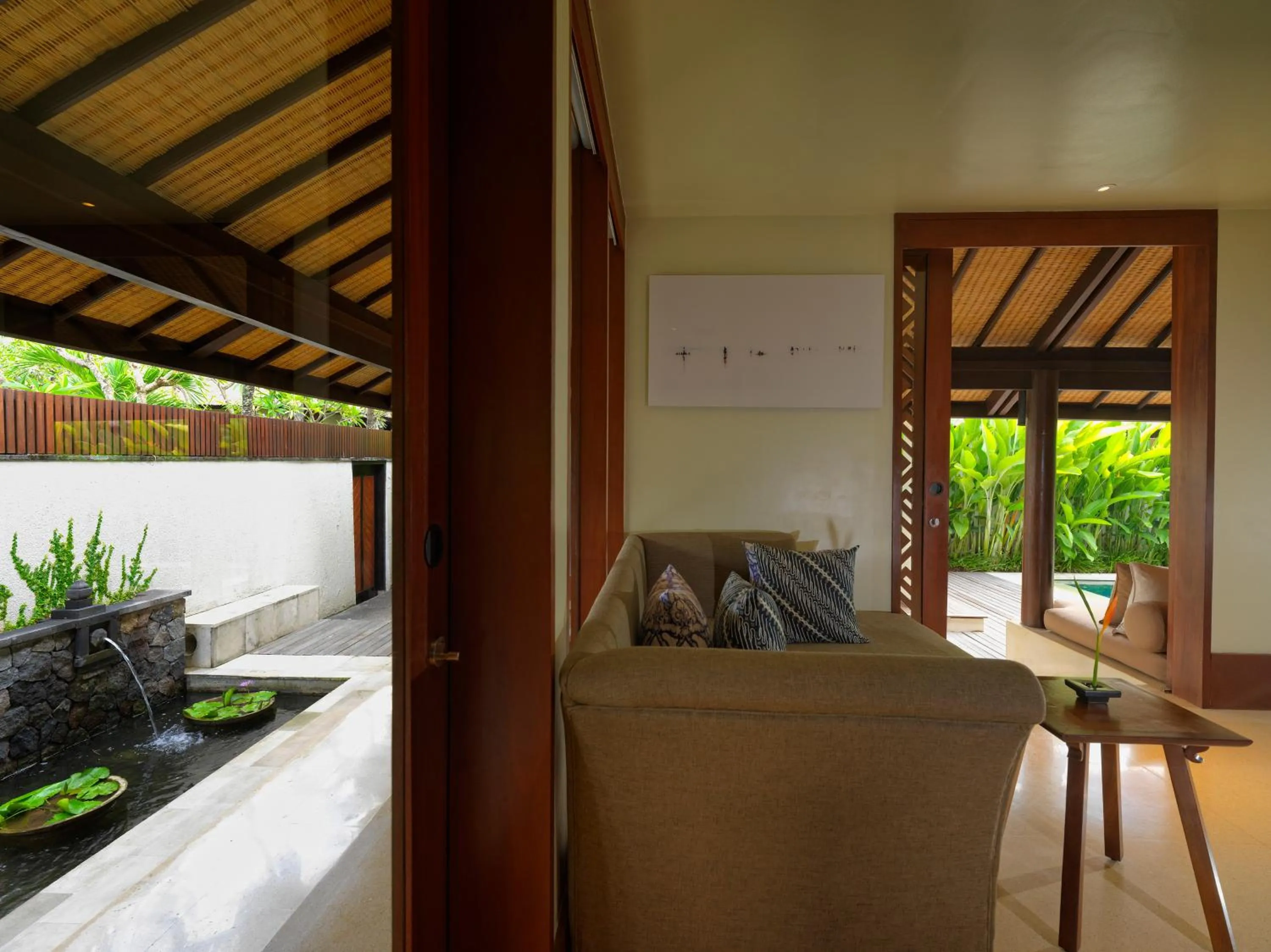 Seating area in The Legian Seminyak, Bali