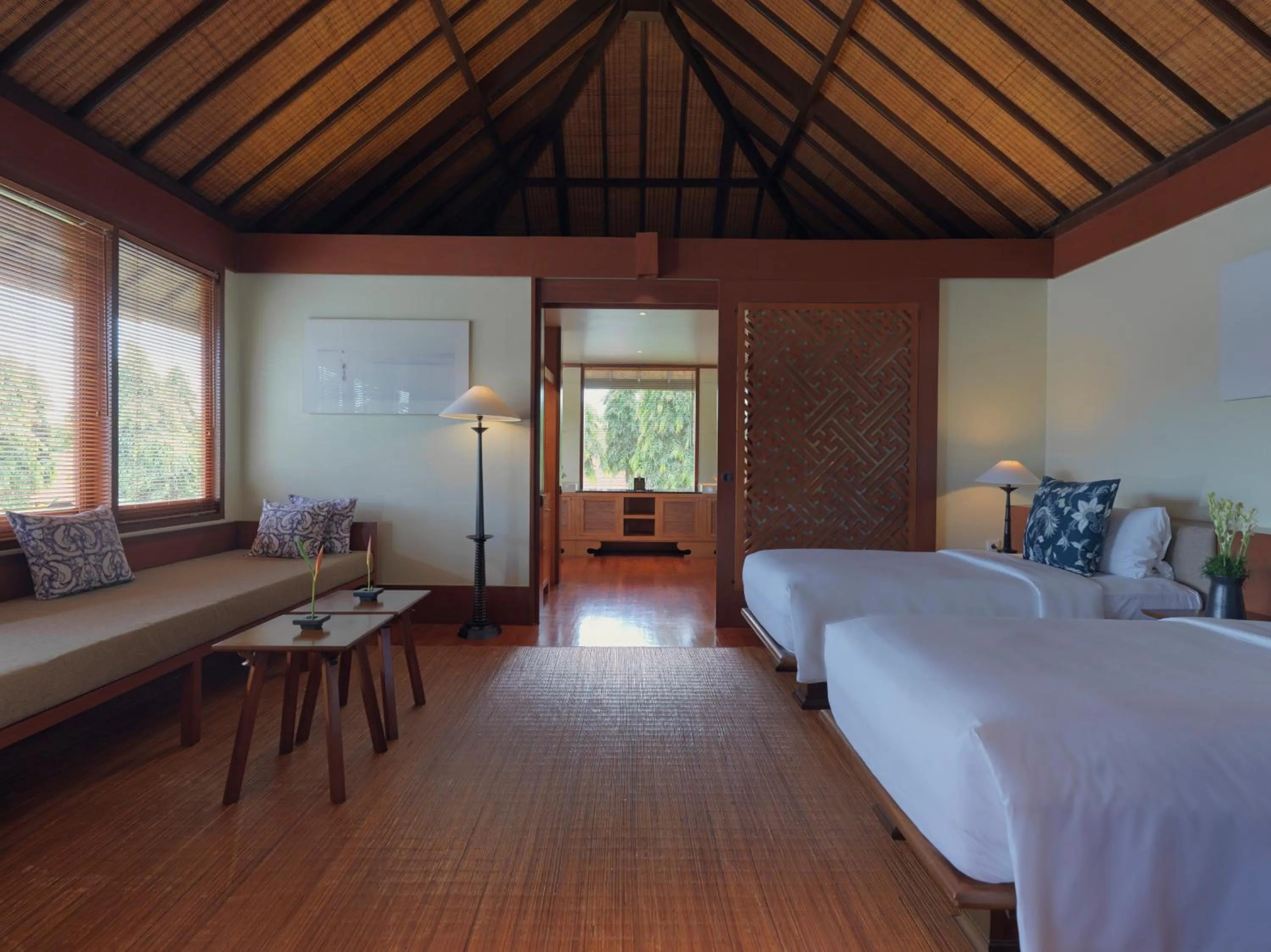 Seating area, Bed in The Legian Seminyak, Bali