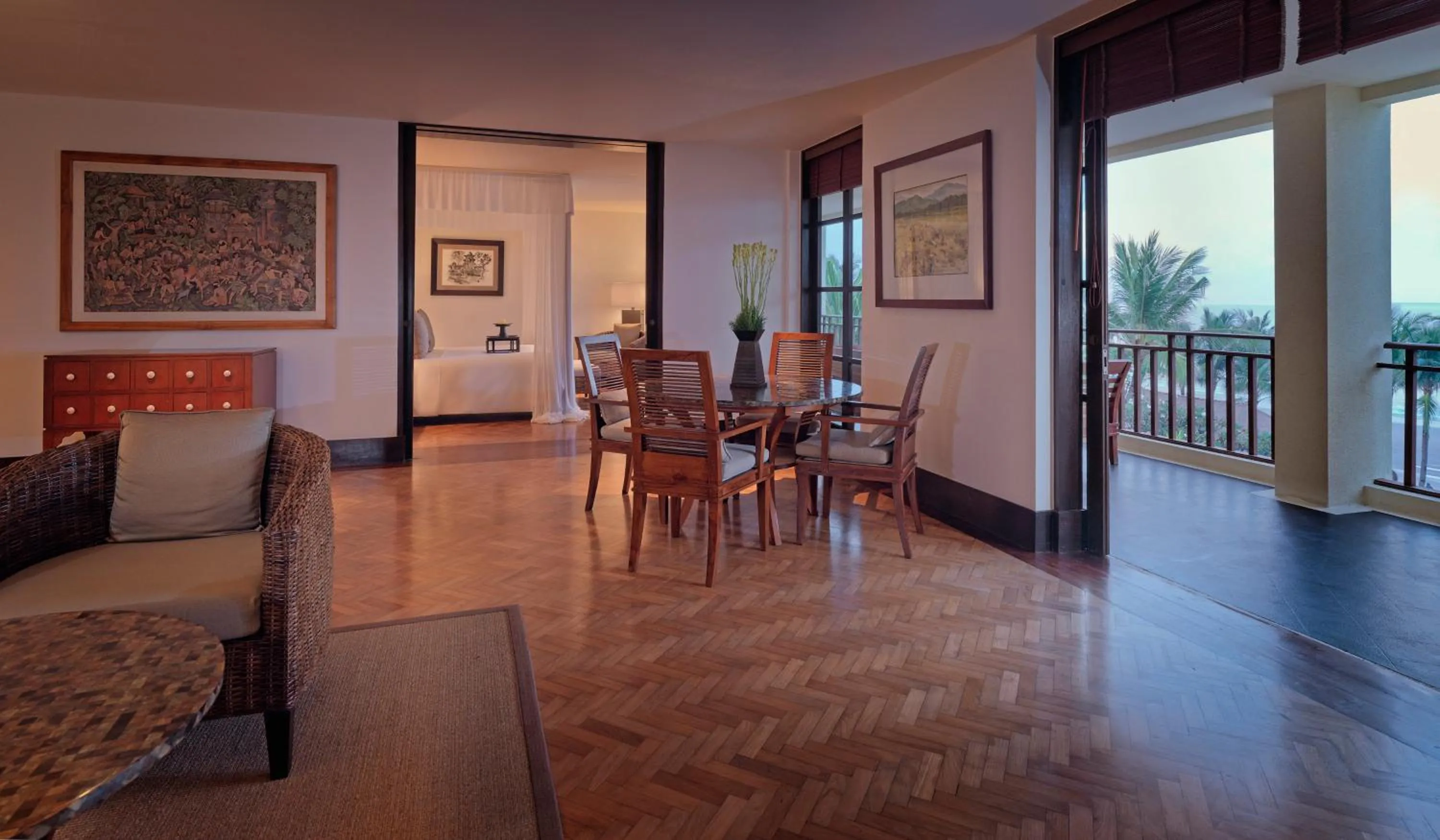 Dining area in The Legian Seminyak, Bali