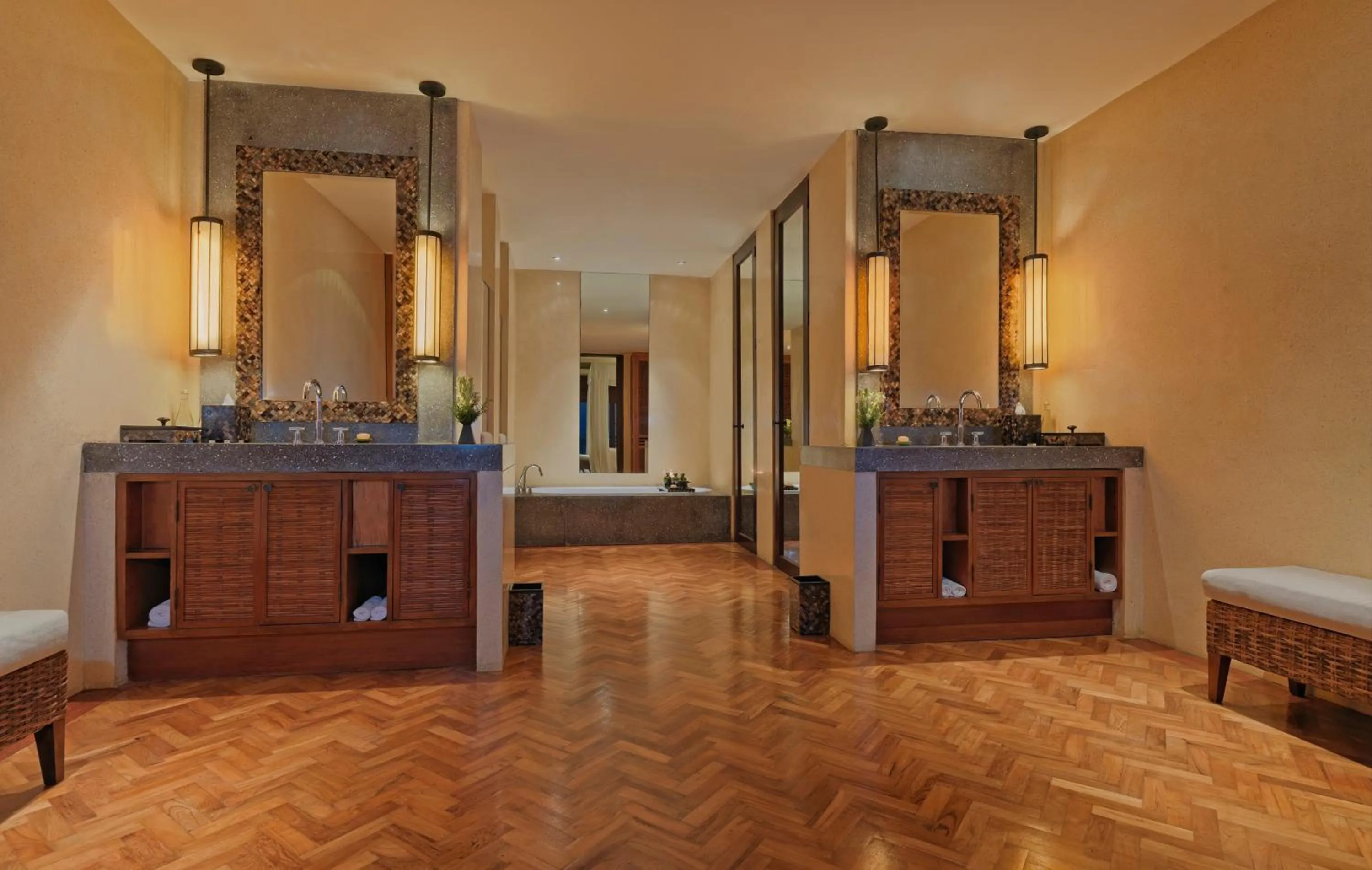 Bathroom in The Legian Seminyak, Bali