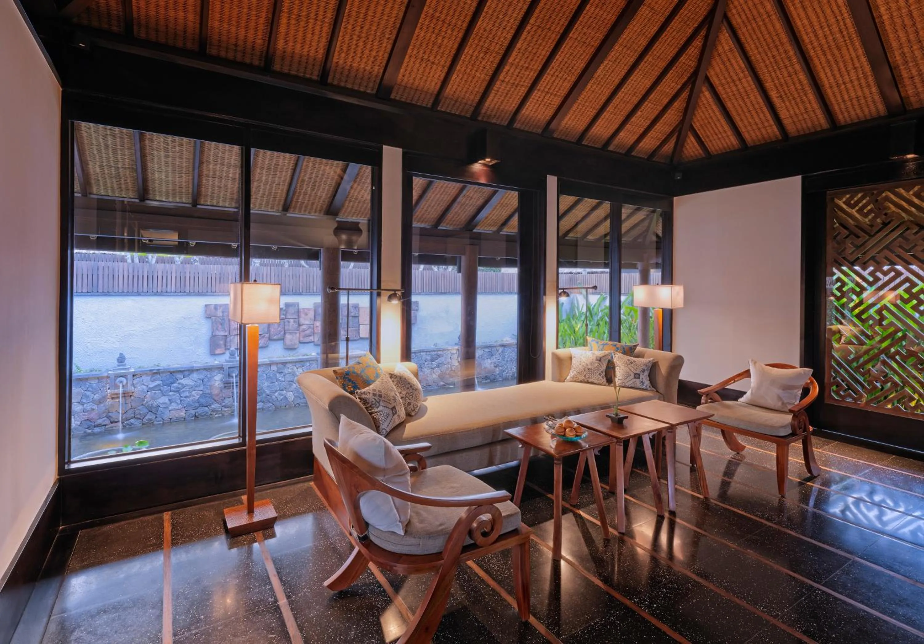 Living room in The Legian Seminyak, Bali