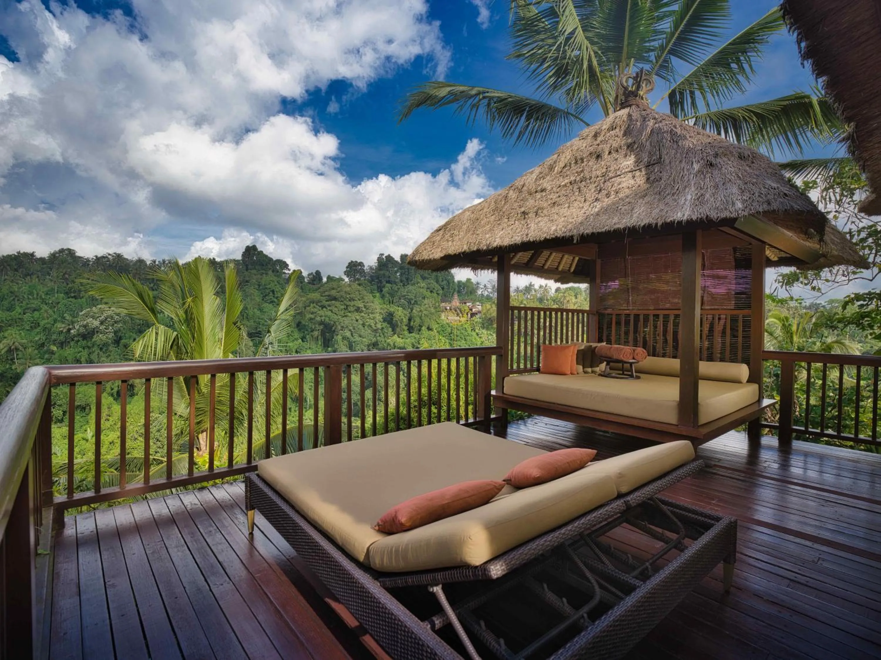 Spring in Hanging Gardens of Bali