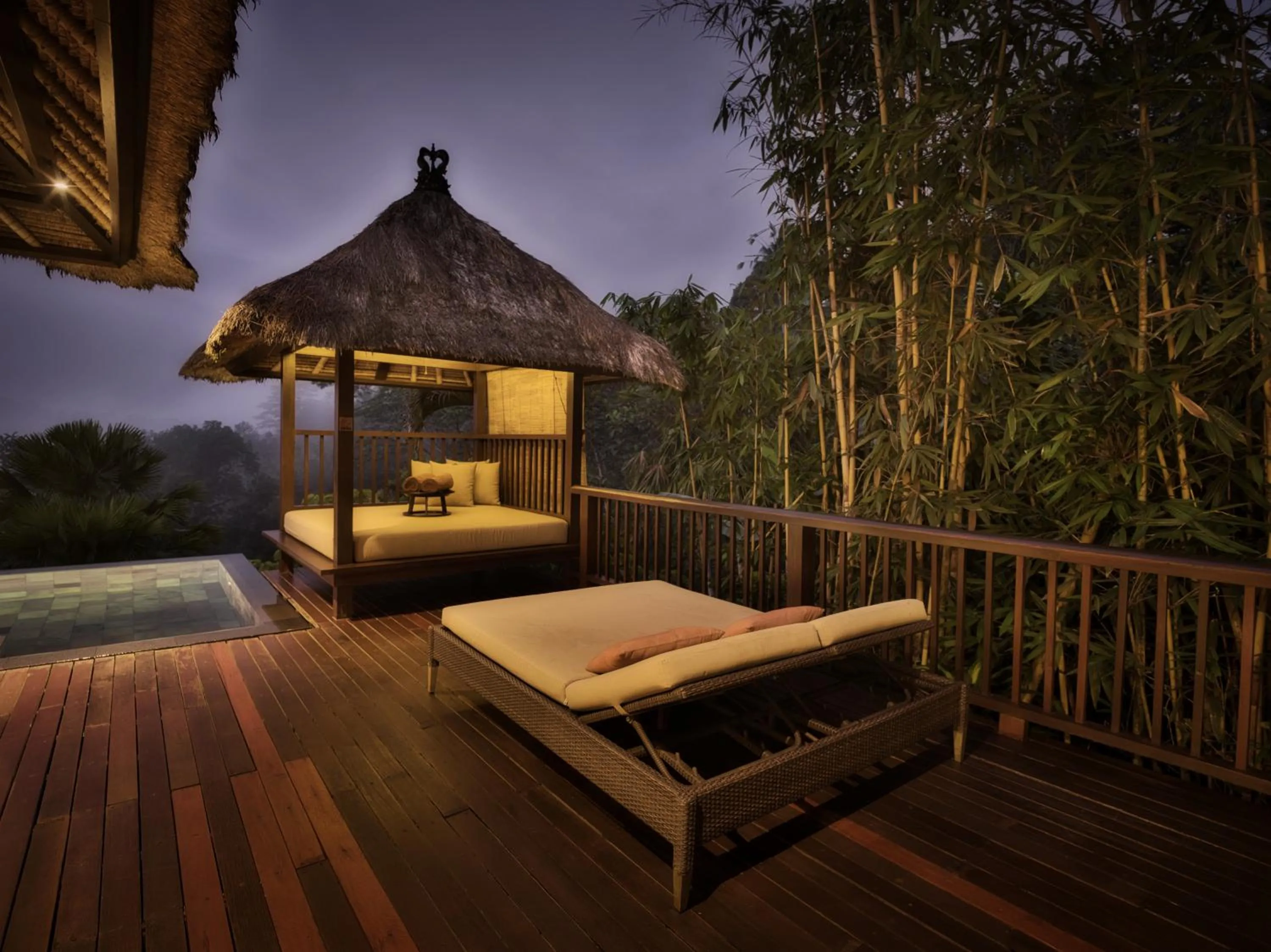 Swimming pool in Hanging Gardens of Bali