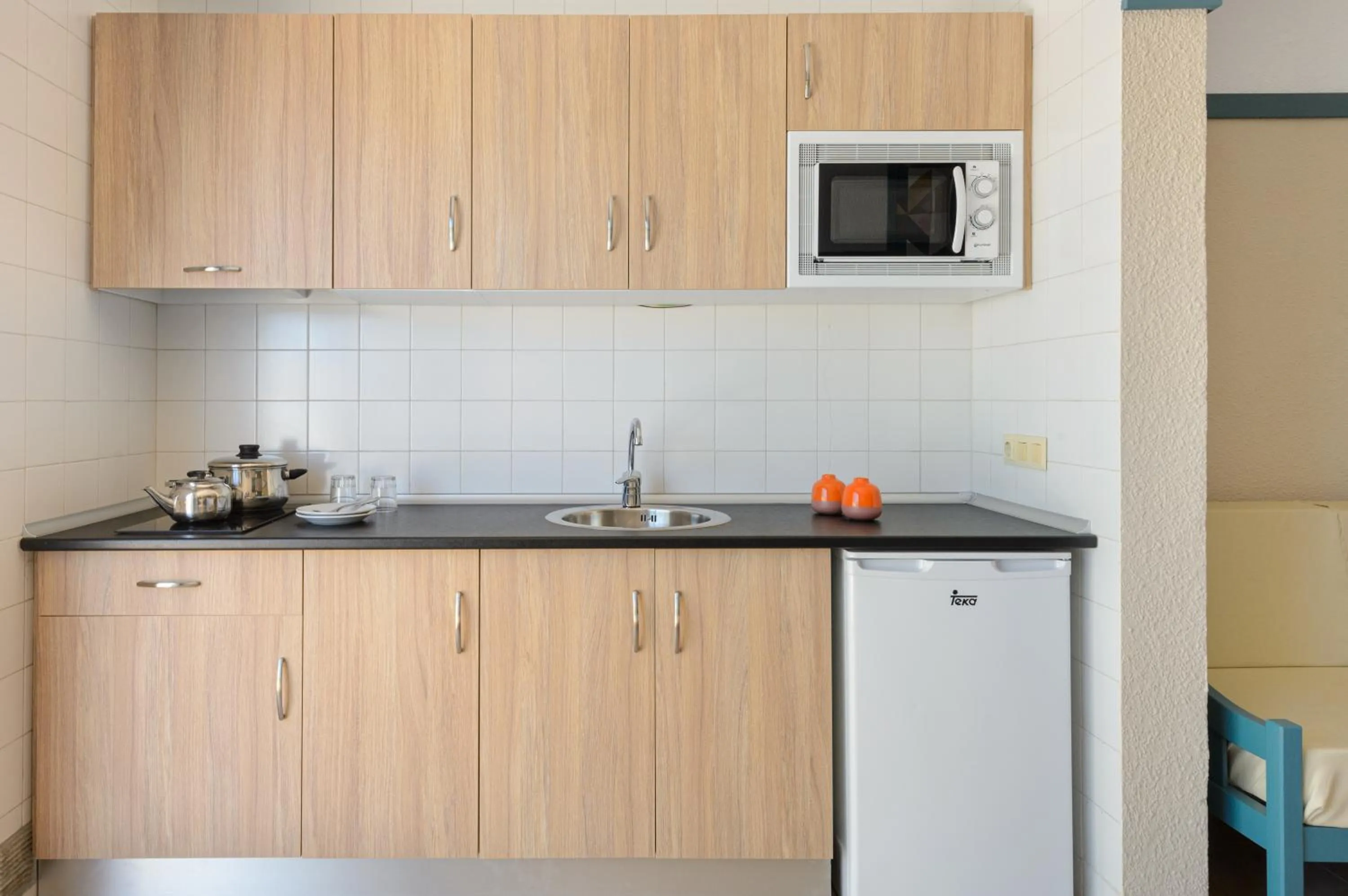 Kitchen or kitchenette in Aparthotel Vibra Club Maritim
