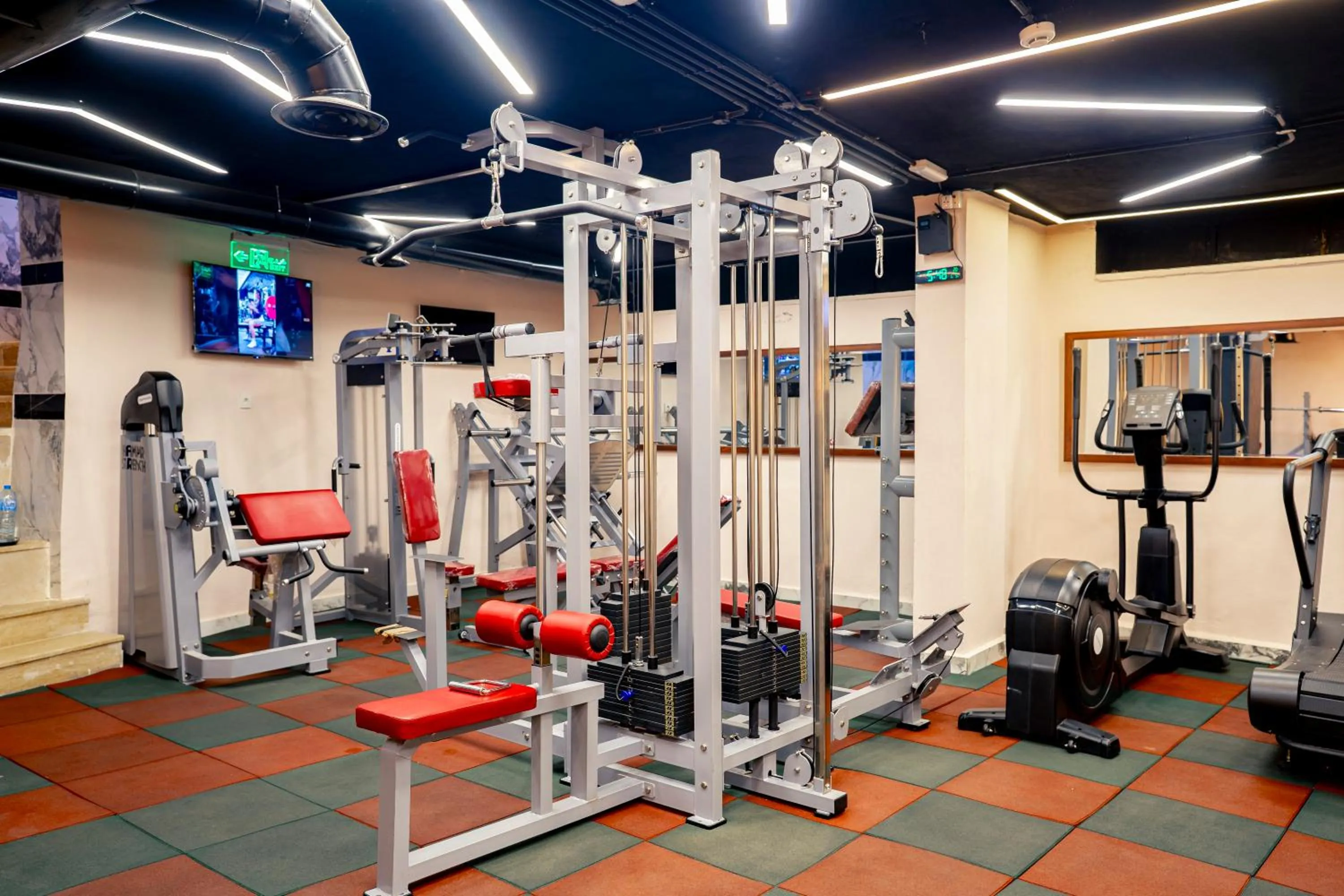 Fitness centre/facilities in P Quattro Relax Hotel