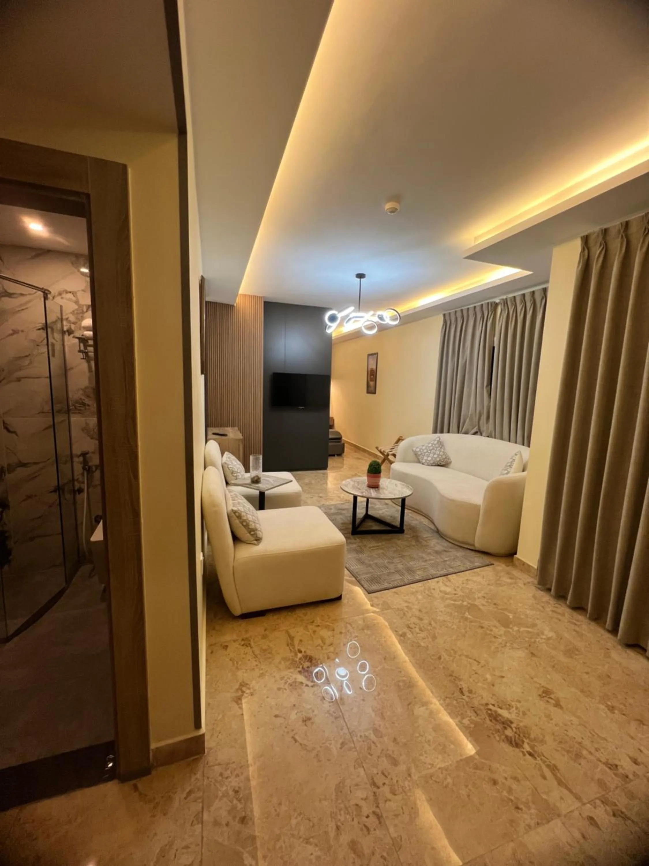 Living room in P Quattro Relax Hotel