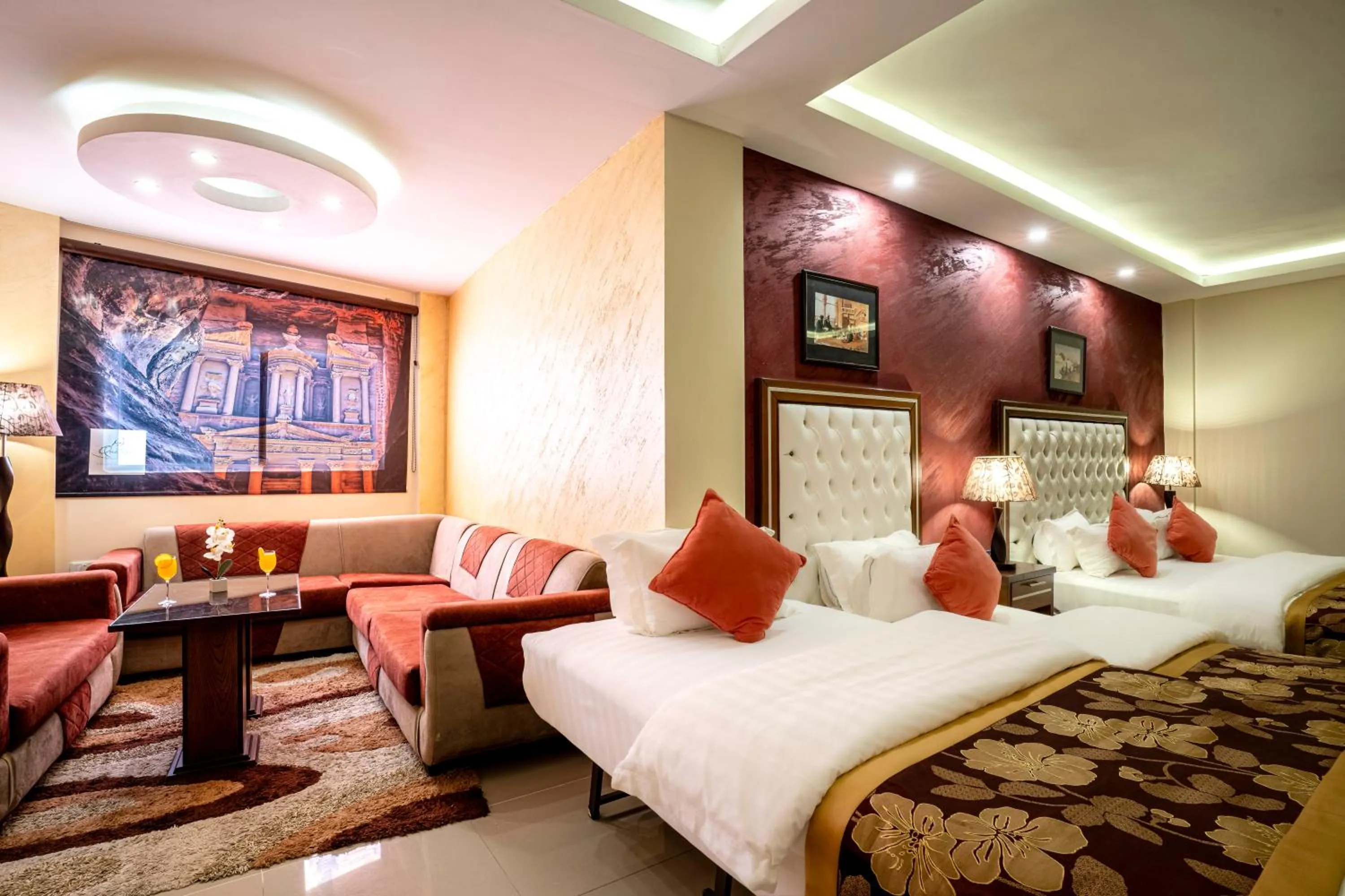 View (from property/room), Bed in P Quattro Relax Hotel