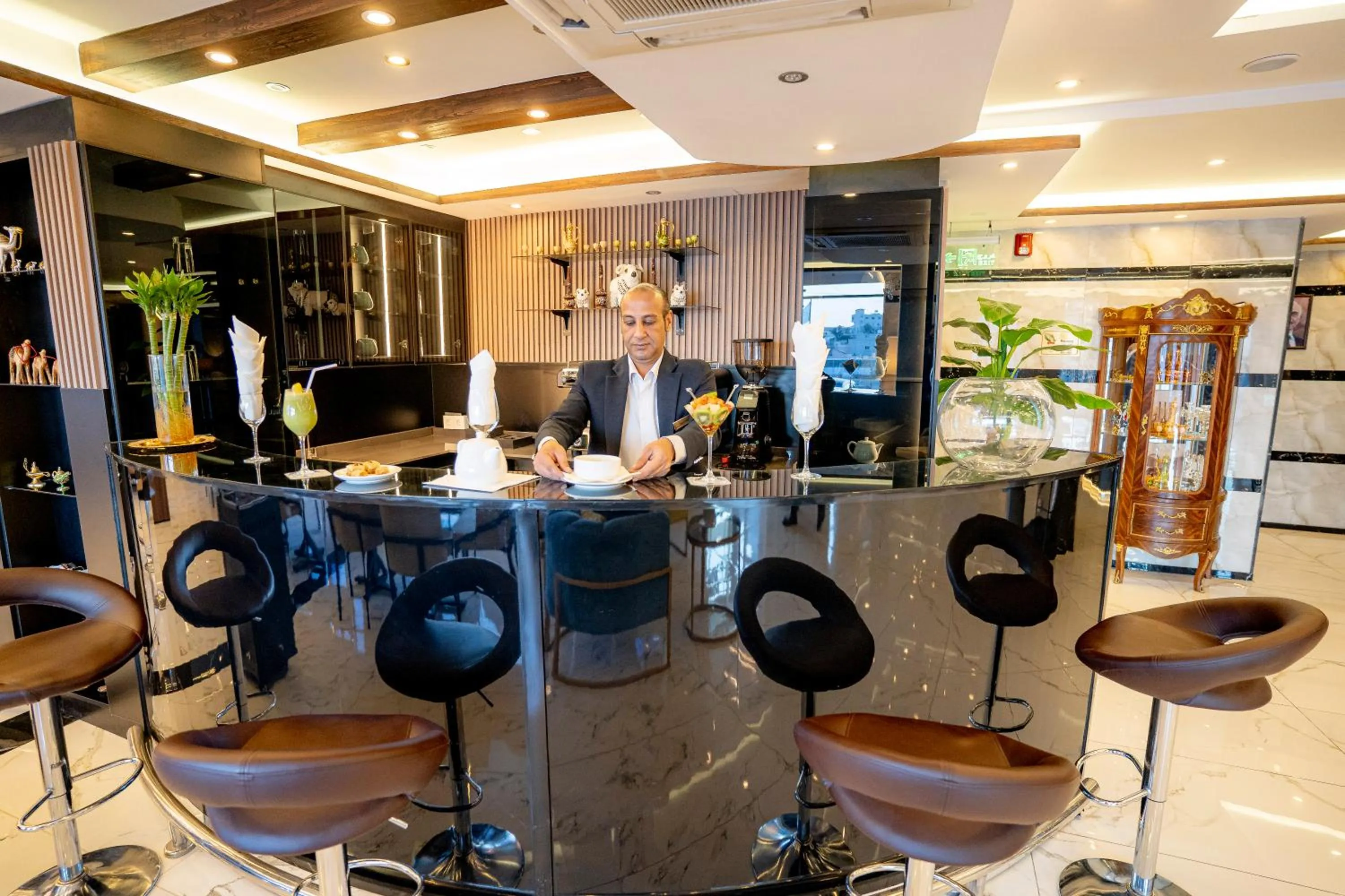 Lounge or bar in P Quattro Relax Hotel