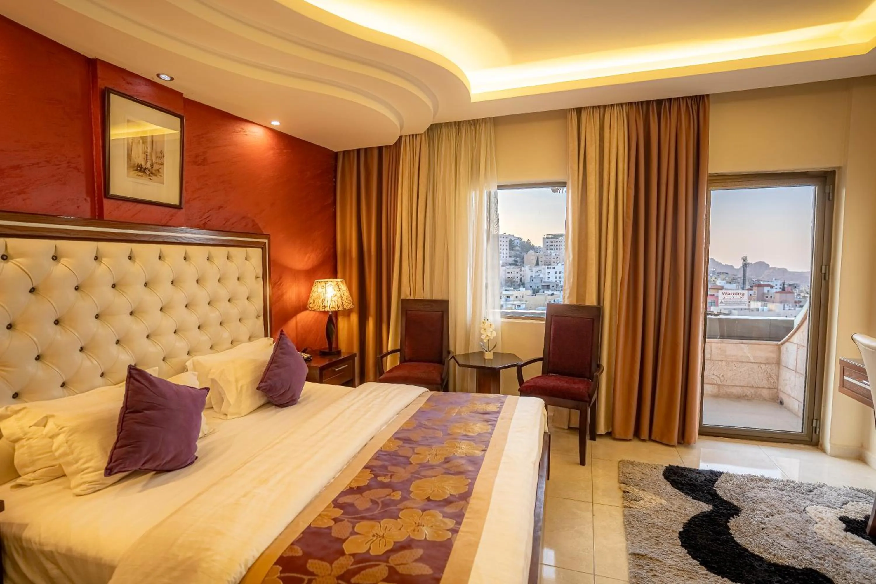 View (from property/room), Bed in P Quattro Relax Hotel