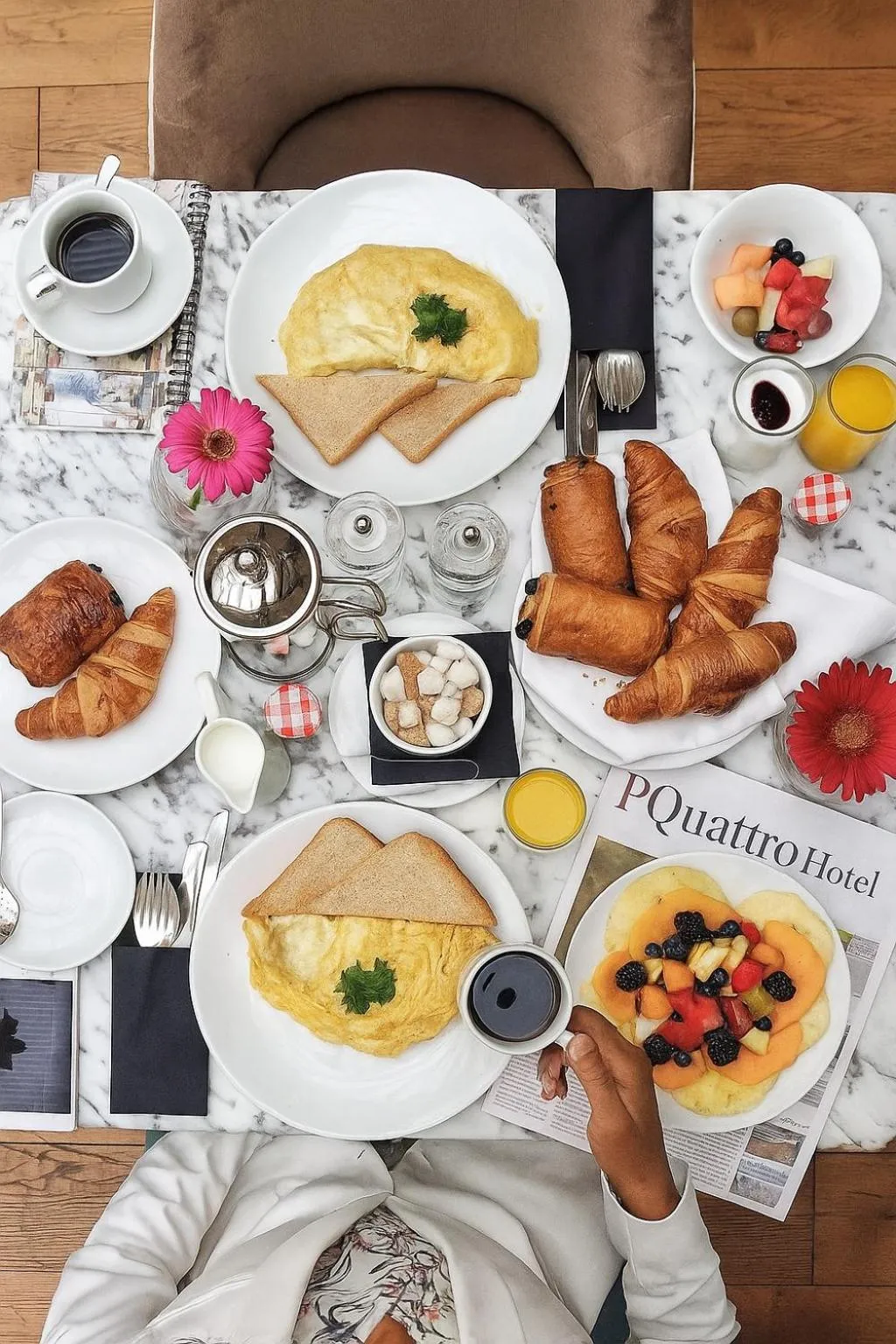 Restaurant/places to eat in P Quattro Relax Hotel