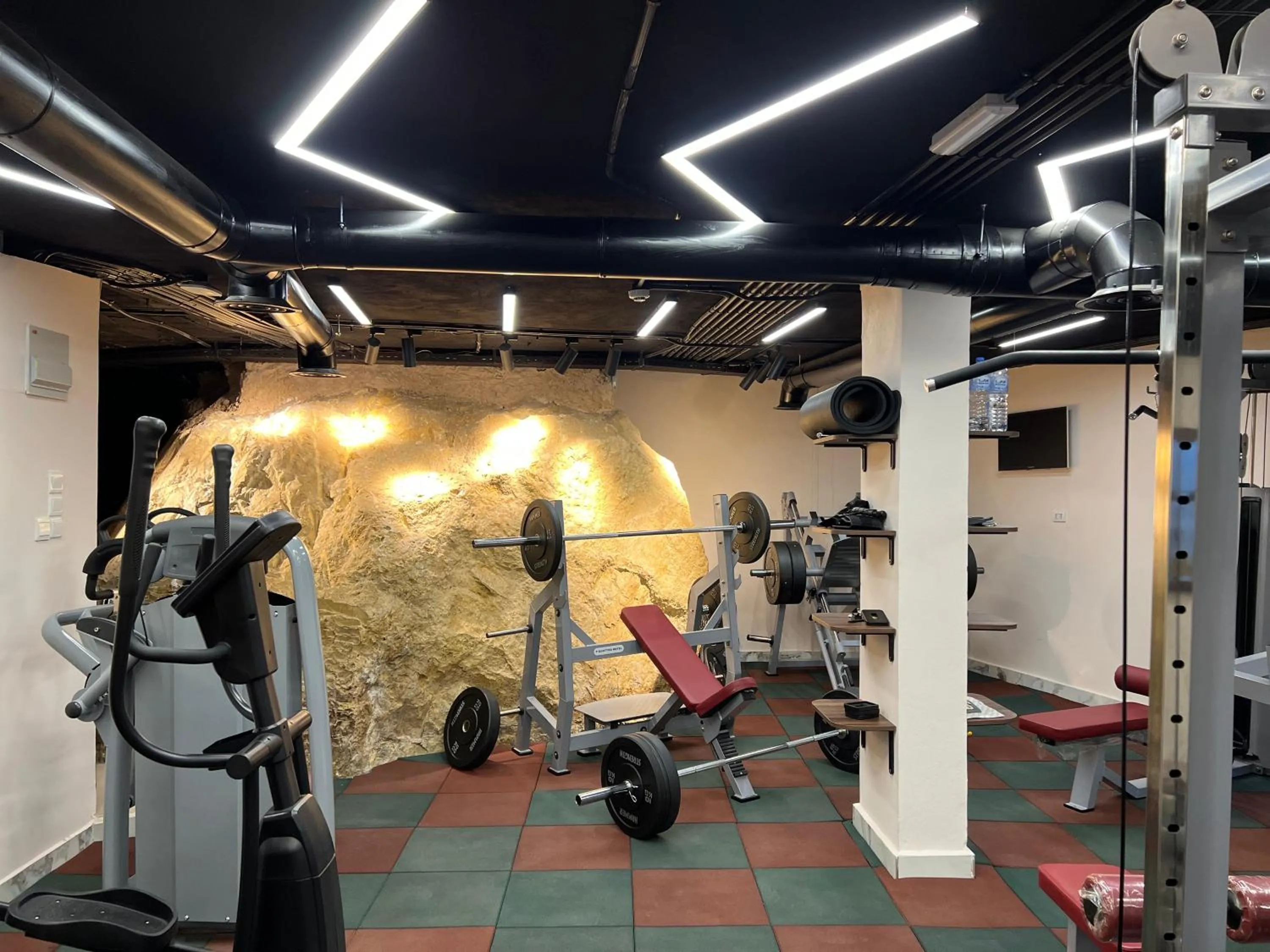 Fitness centre/facilities in P Quattro Relax Hotel