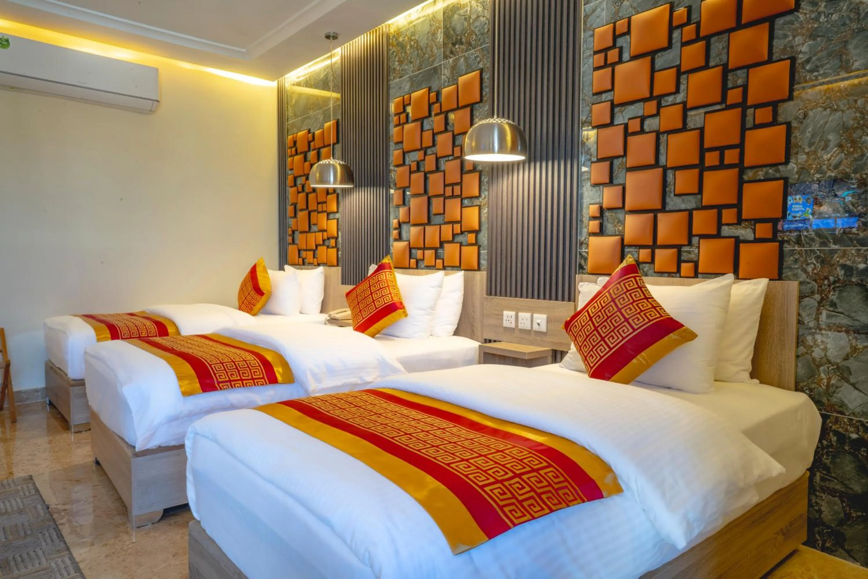 Photo of the whole room, Bed in P Quattro Relax Hotel