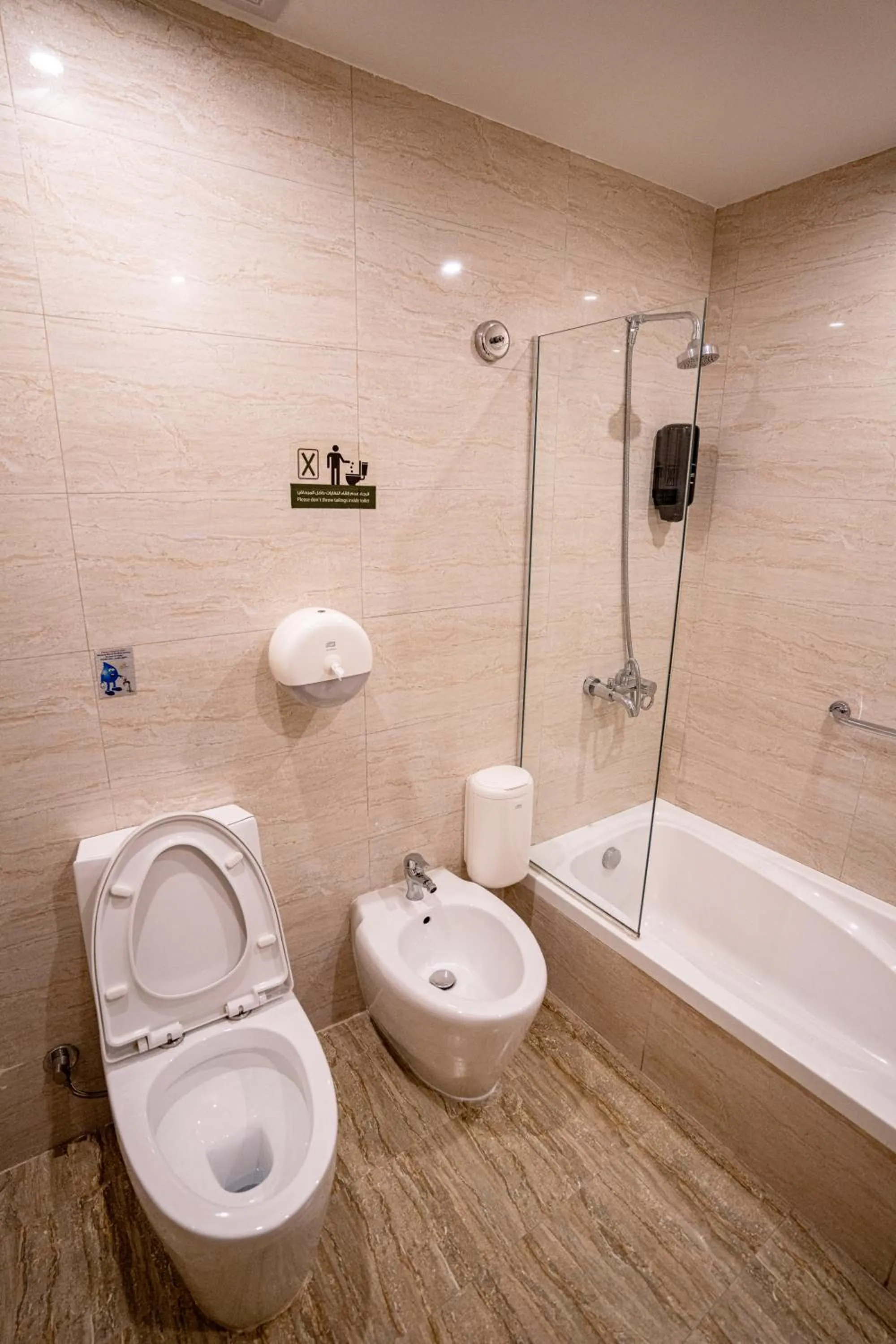 Bathroom in P Quattro Relax Hotel