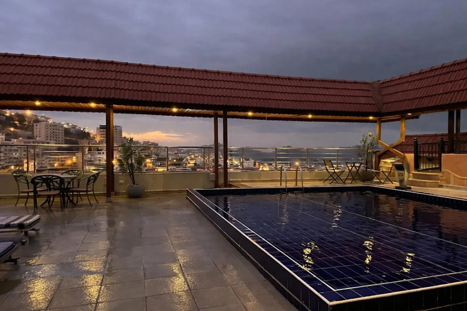 Swimming pool in P Quattro Relax Hotel