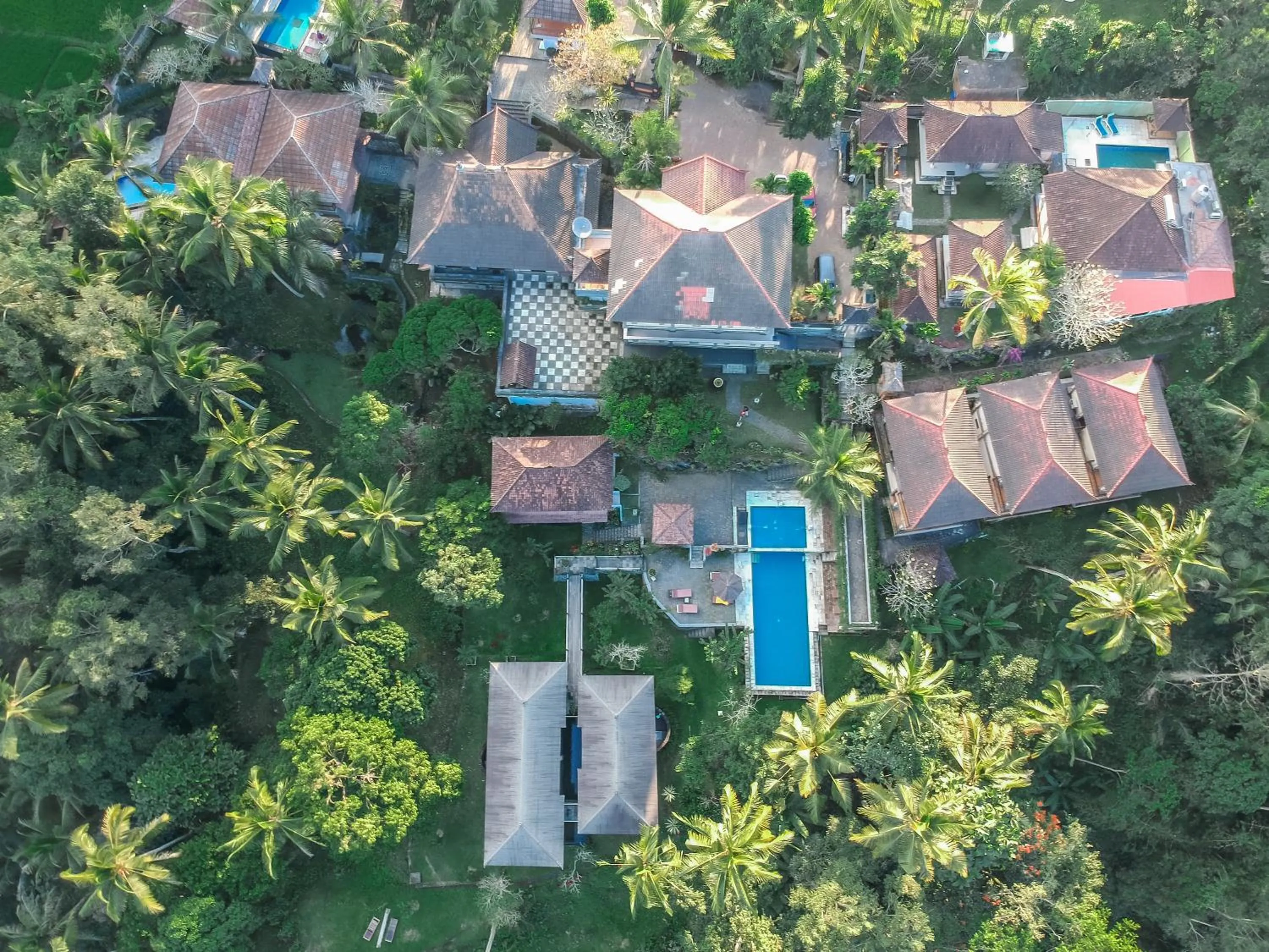 Bird's eye view in Puri Saron Hotel Madangan - Gianyar