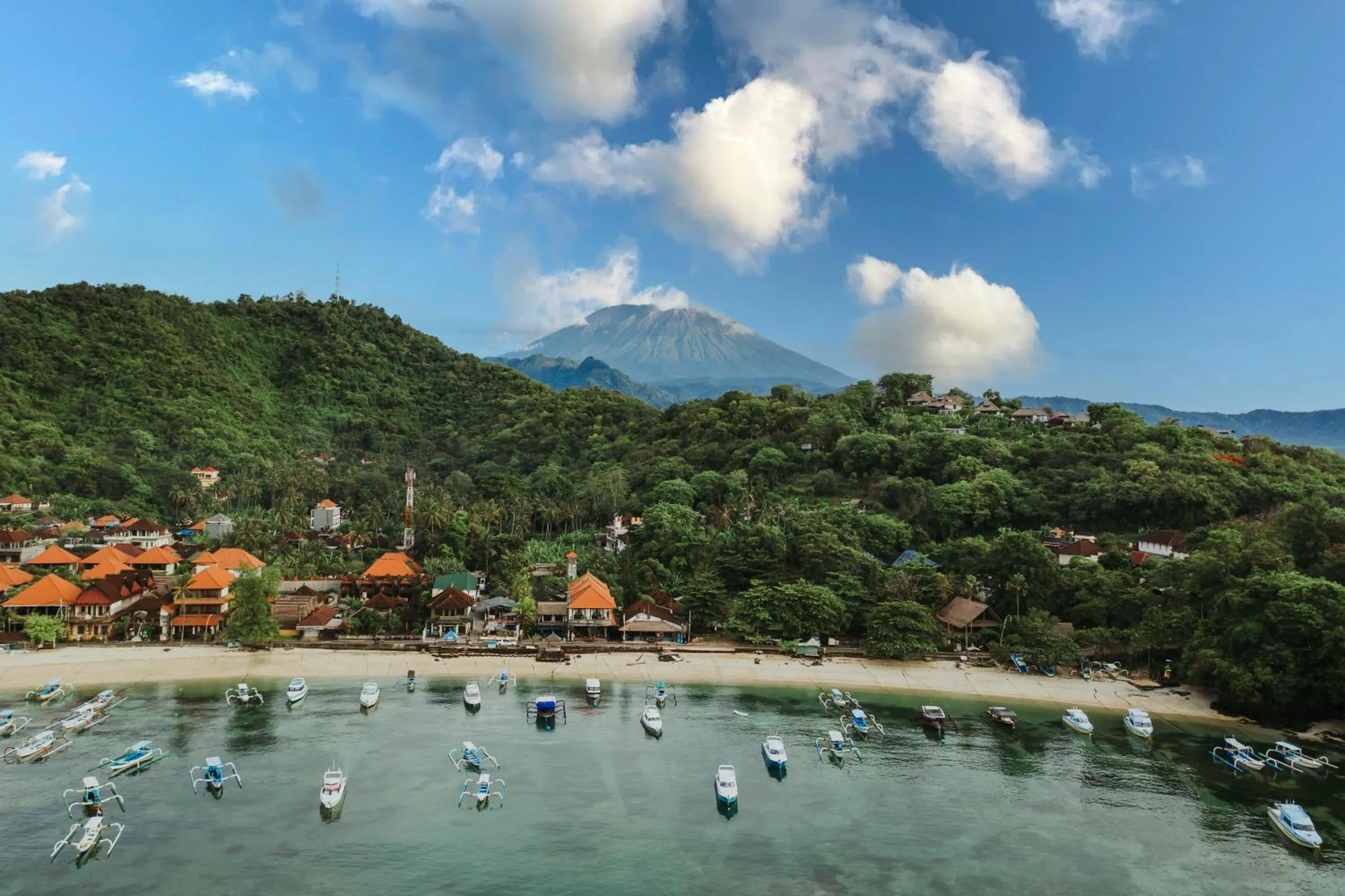 Natural landscape in Absolute Scuba Bali Dive Resort