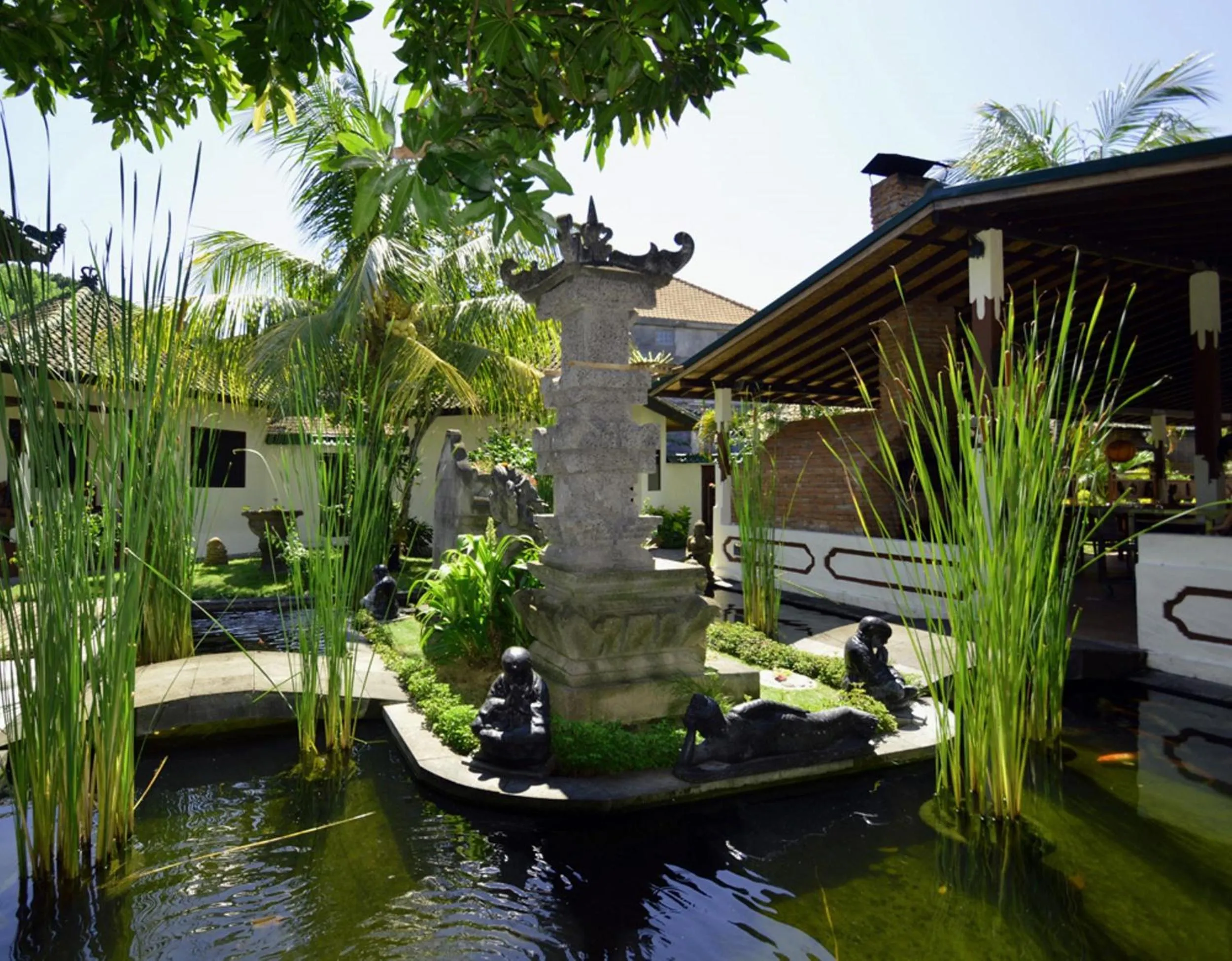 Garden in Absolute Scuba Bali Dive Resort