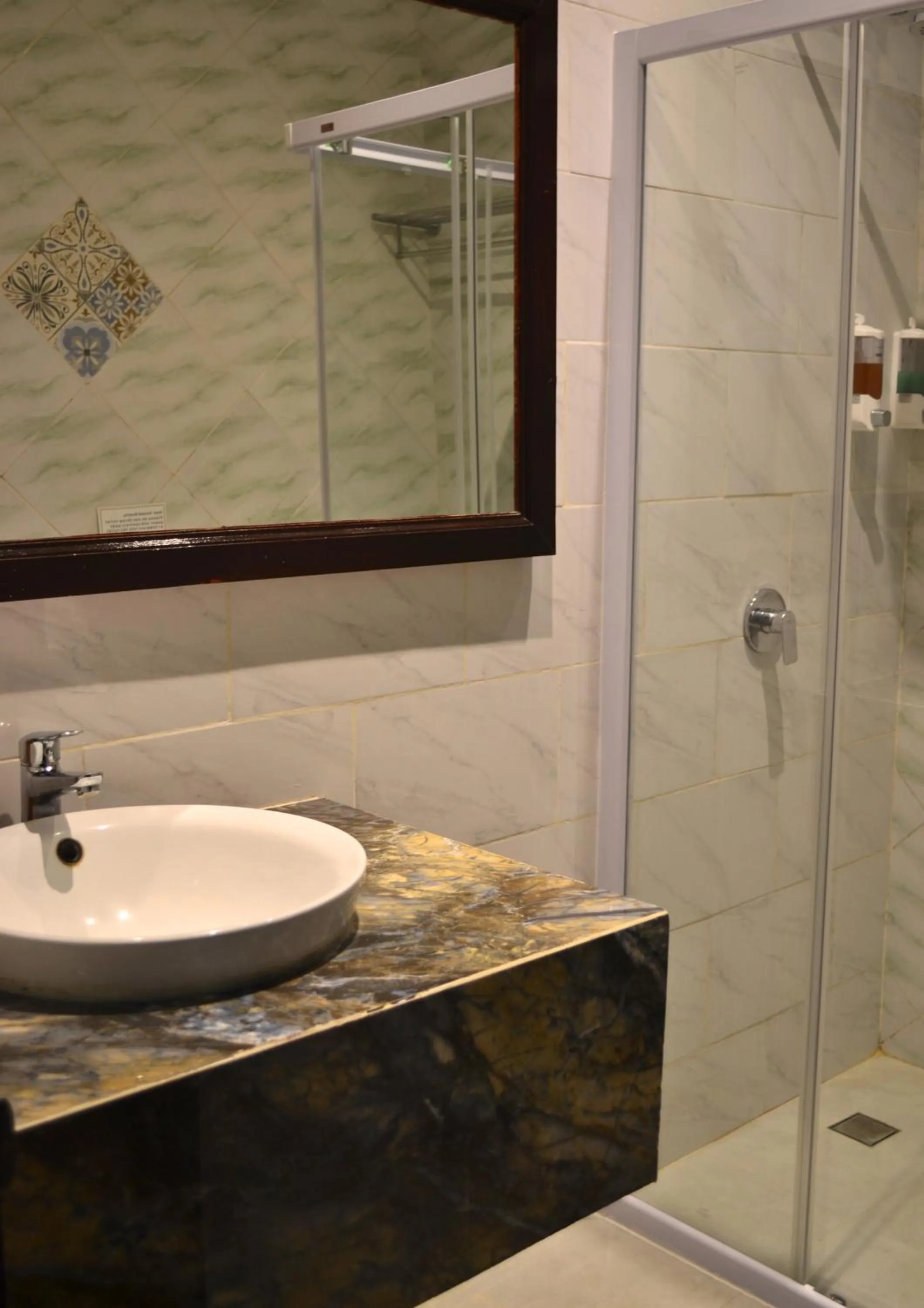 Shower in Absolute Scuba Bali Dive Resort