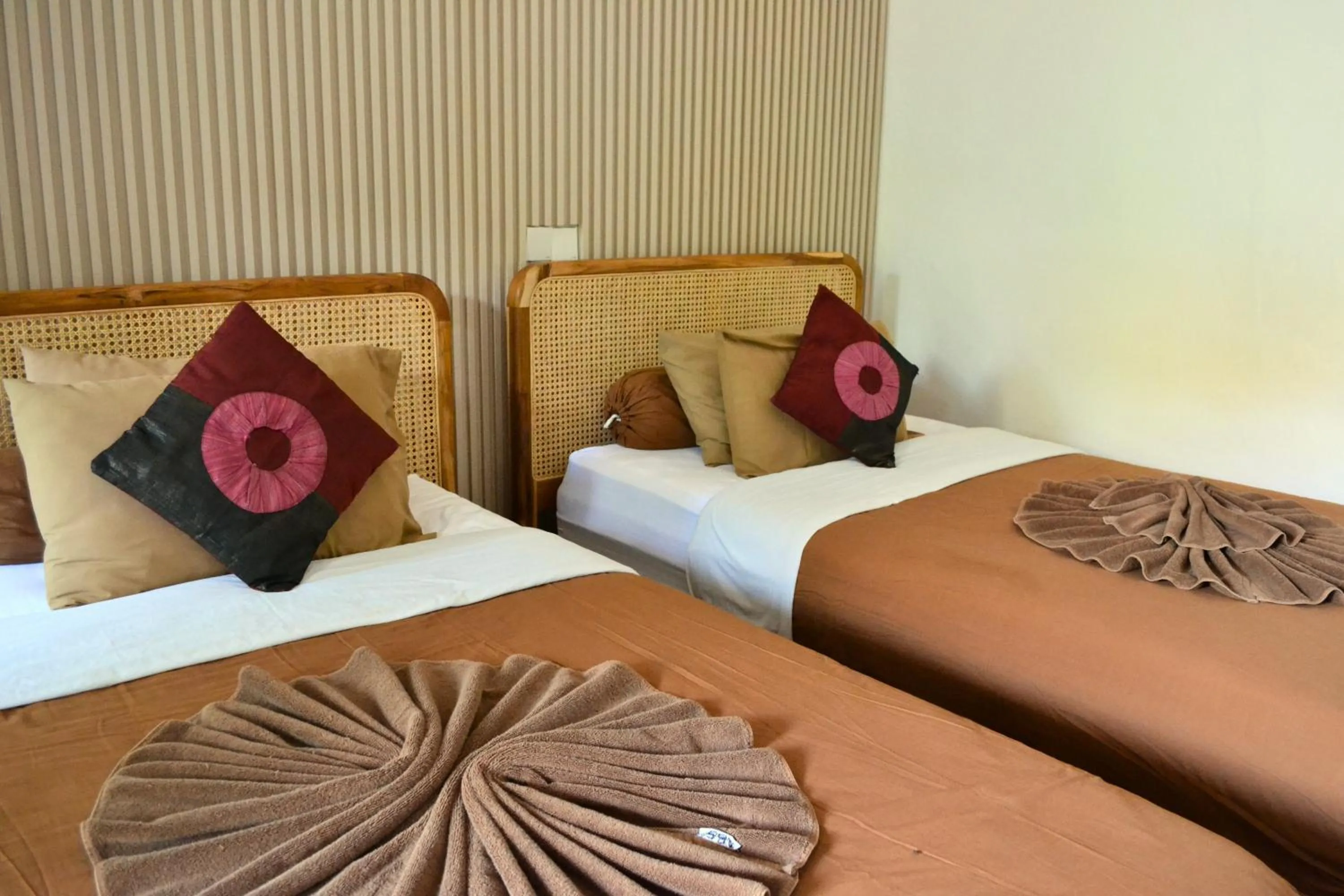 Patio, Bed in Absolute Scuba Bali Dive Resort