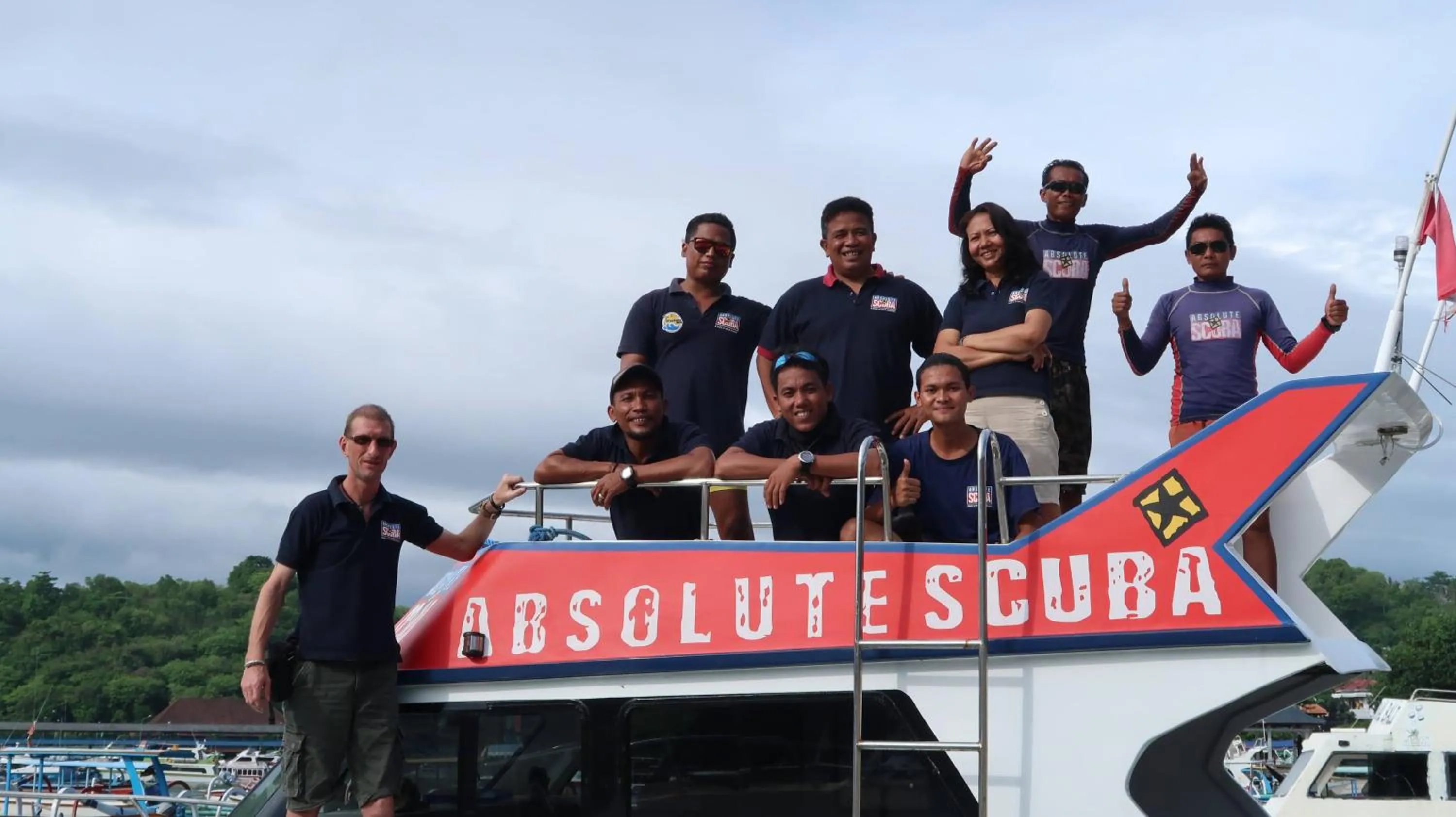 People in Absolute Scuba Bali Dive Resort