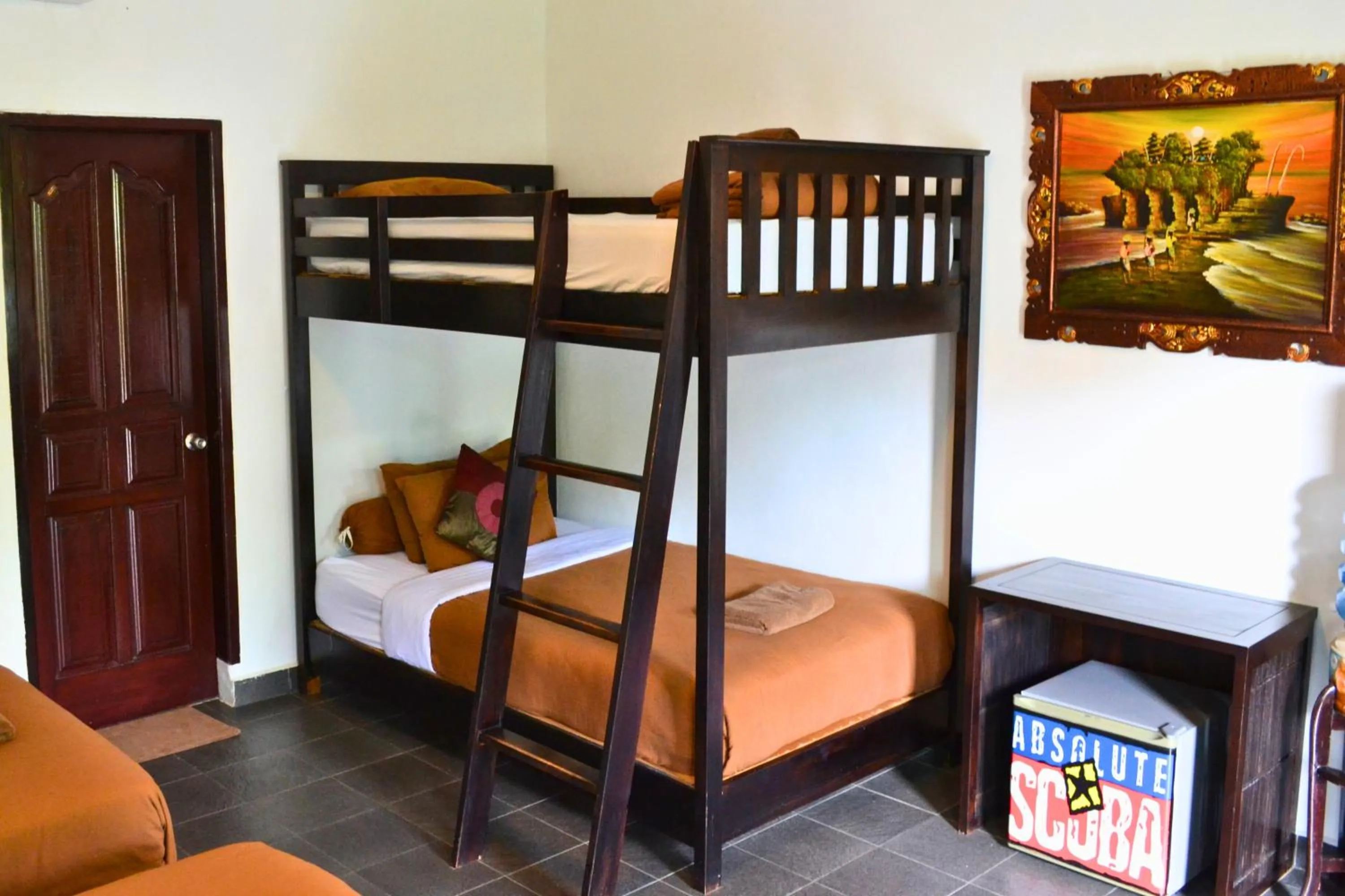bunk bed, Bed in Absolute Scuba Bali Dive Resort