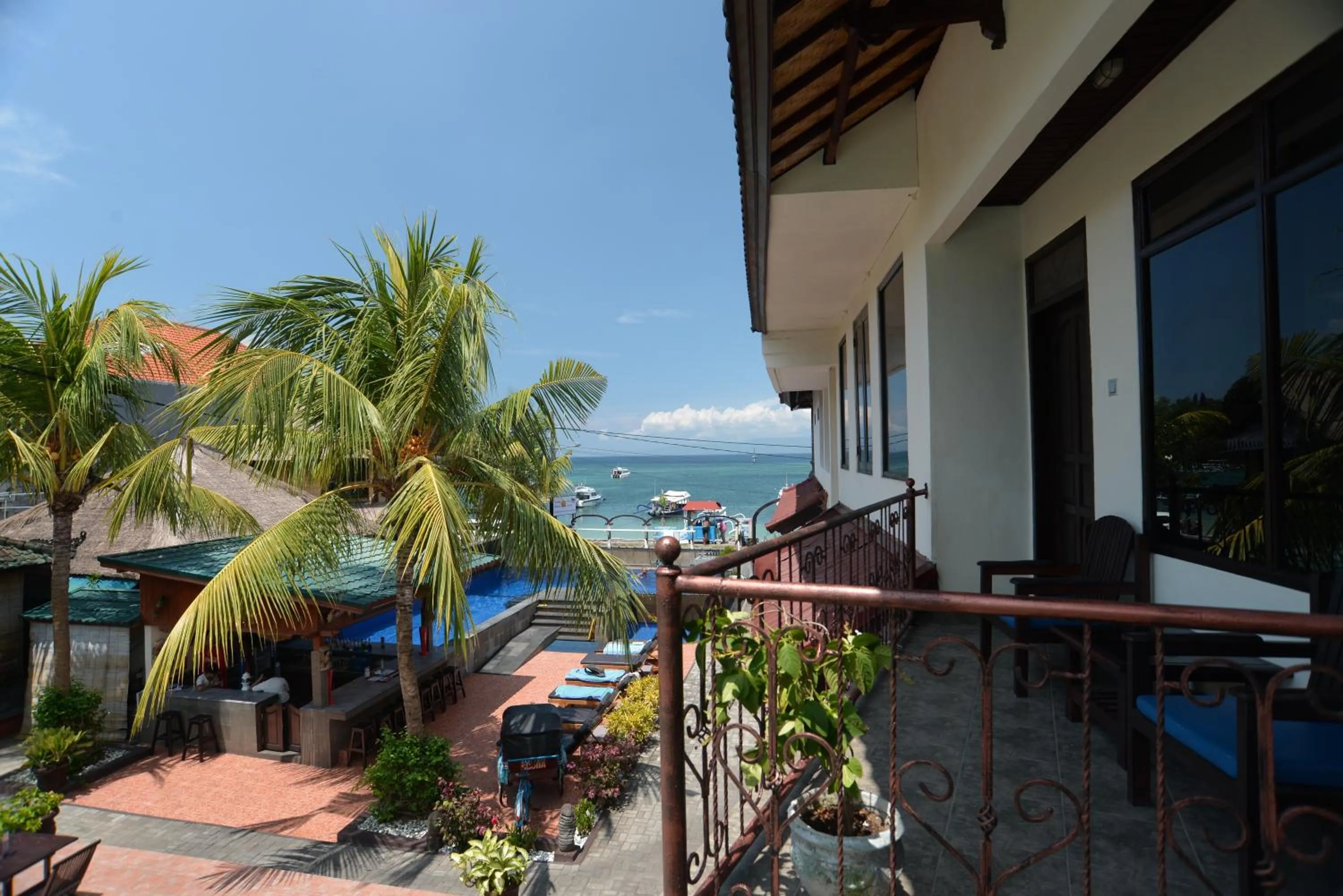 Balcony/Terrace in Absolute Scuba Bali Dive Resort