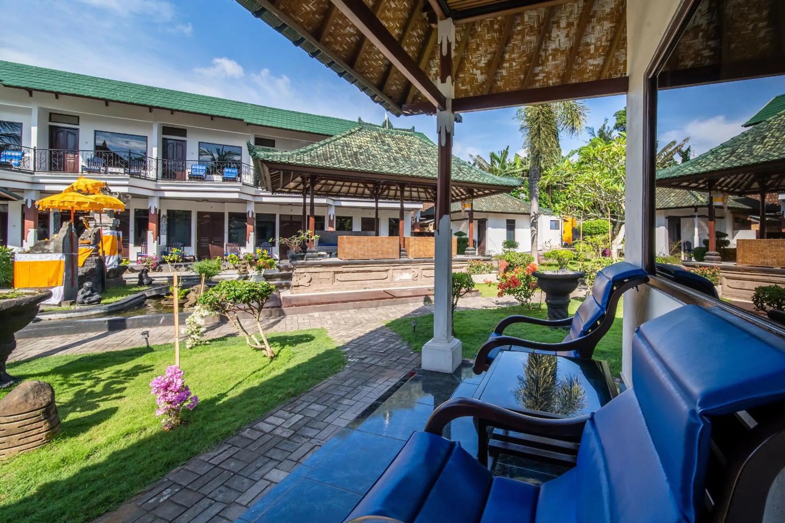 Patio in Absolute Scuba Bali Dive Resort