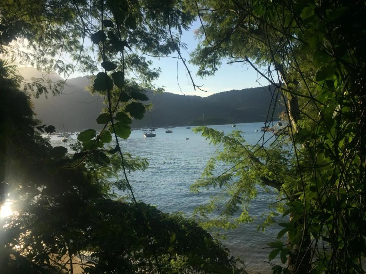 Mountain view in Praia Comprida Flats