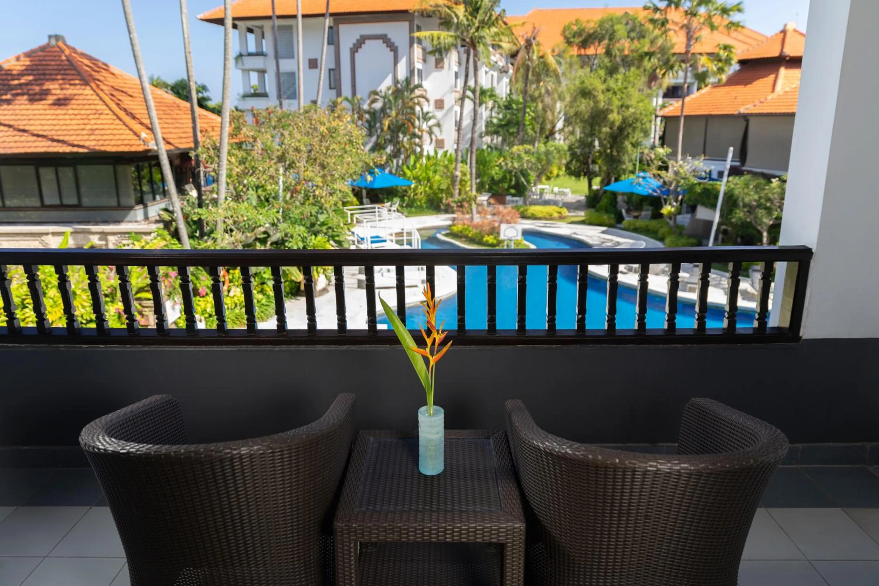 Balcony/Terrace in Prime Plaza Suites Sanur – Bali