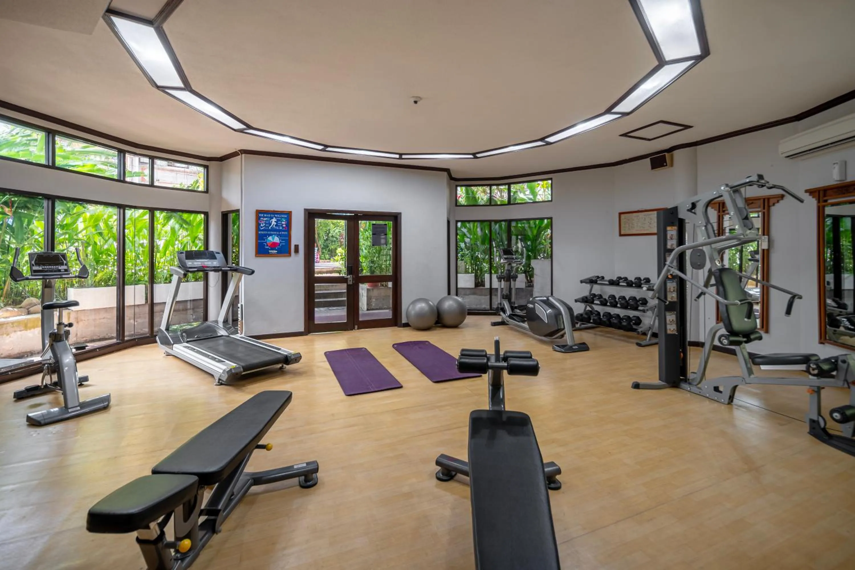 Fitness centre/facilities in Prime Plaza Suites Sanur – Bali
