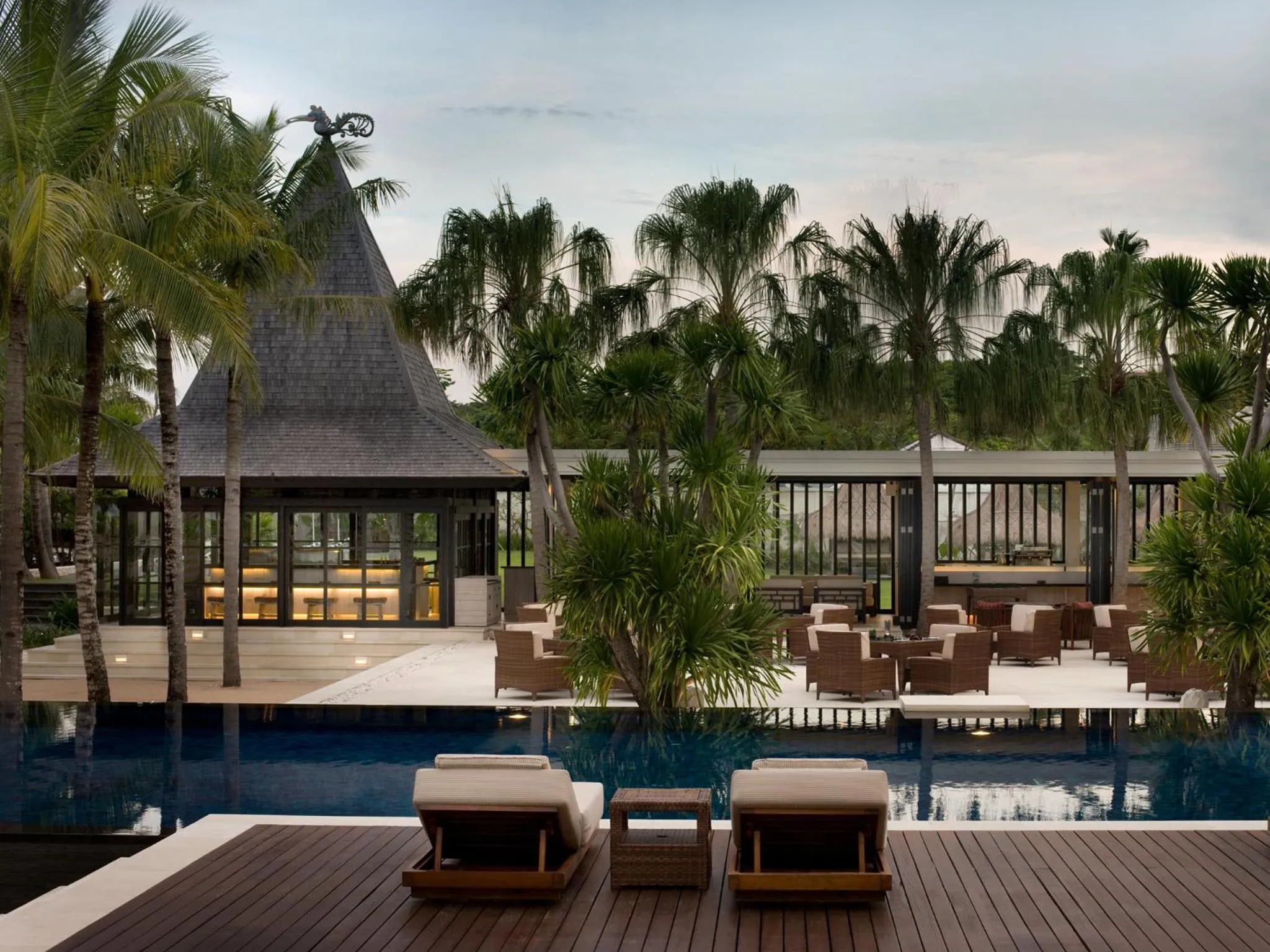 Patio in The Royal Santrian