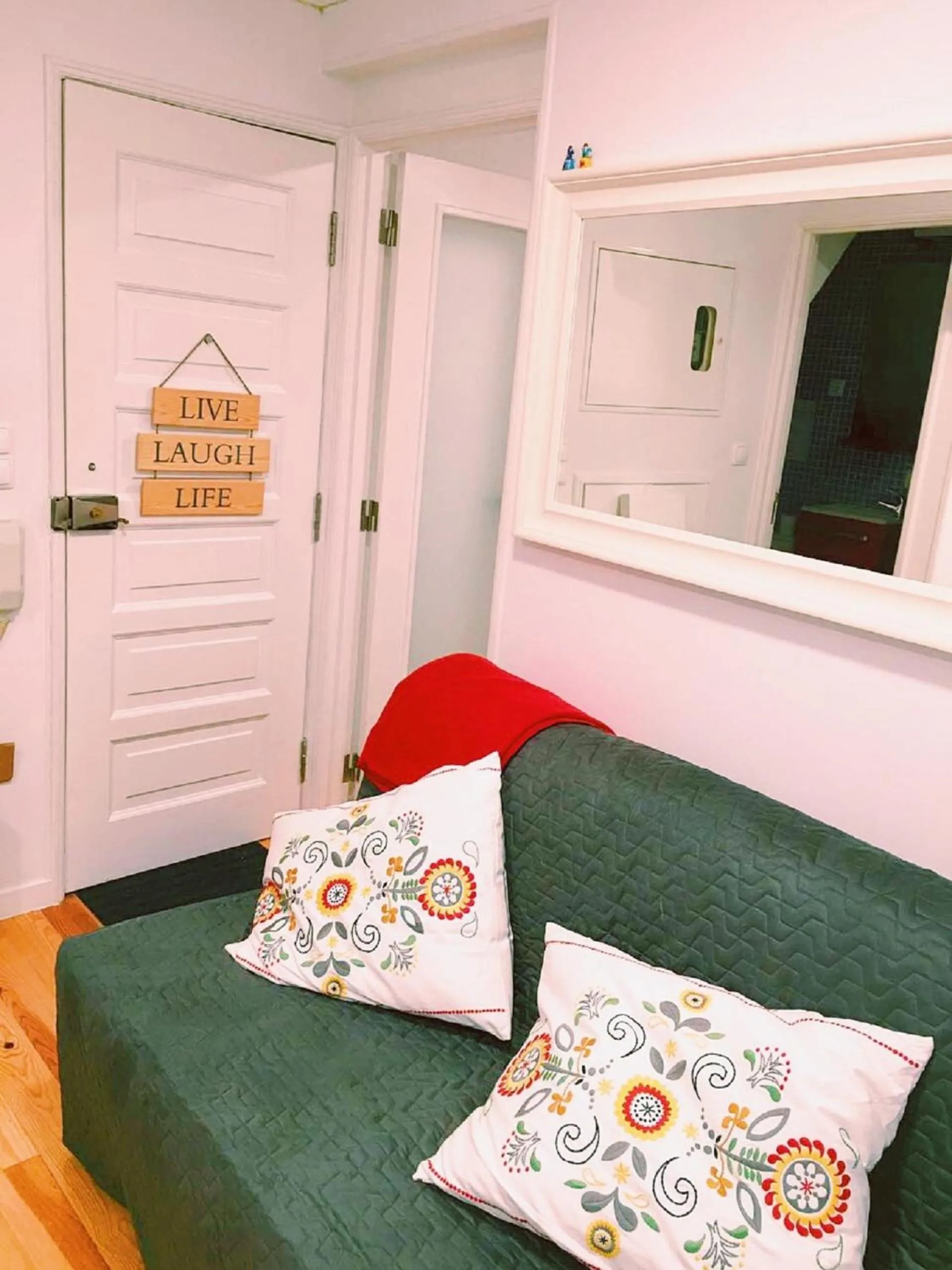 Living room, Bed in Casa do Garcês by Lisbon Village Apartments