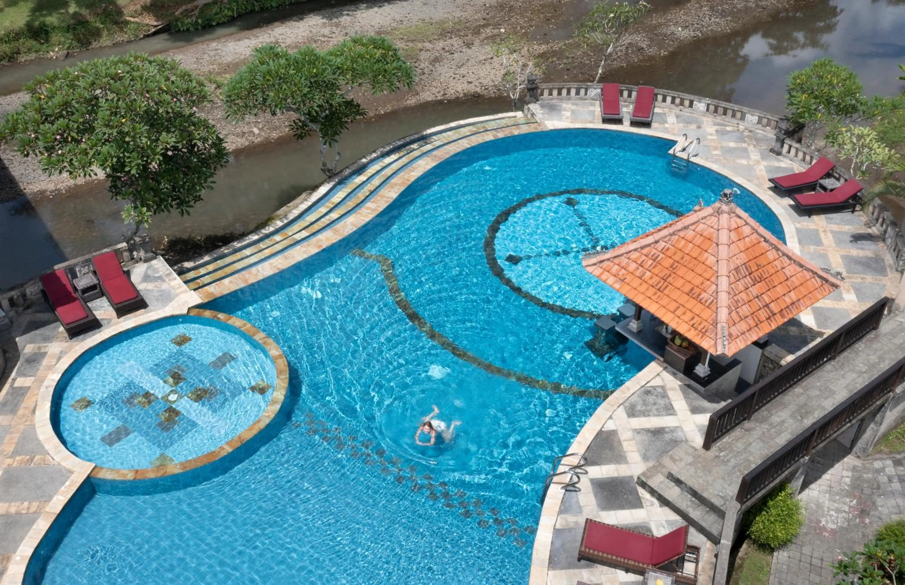 Swimming pool in Santi Mandala Villa & Spa