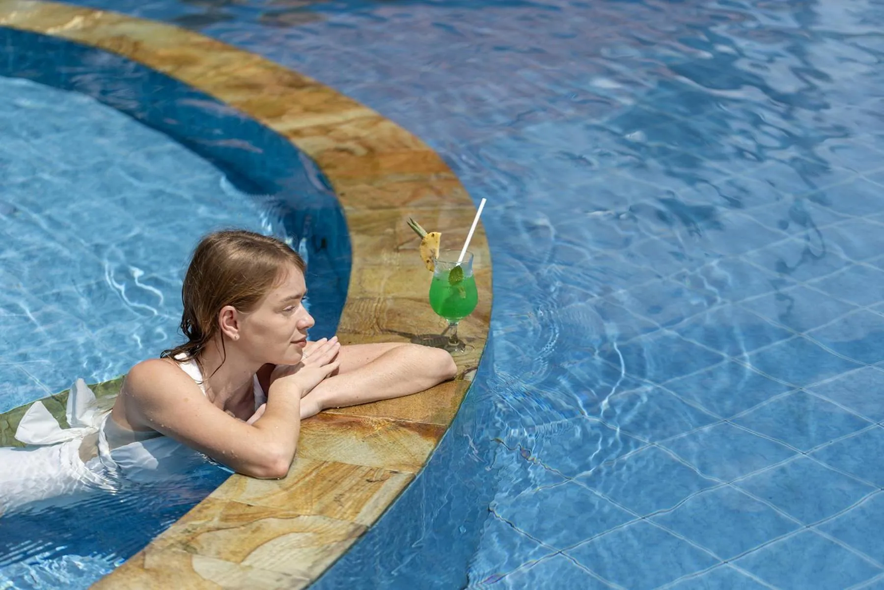 Swimming pool in Santi Mandala Villa & Spa