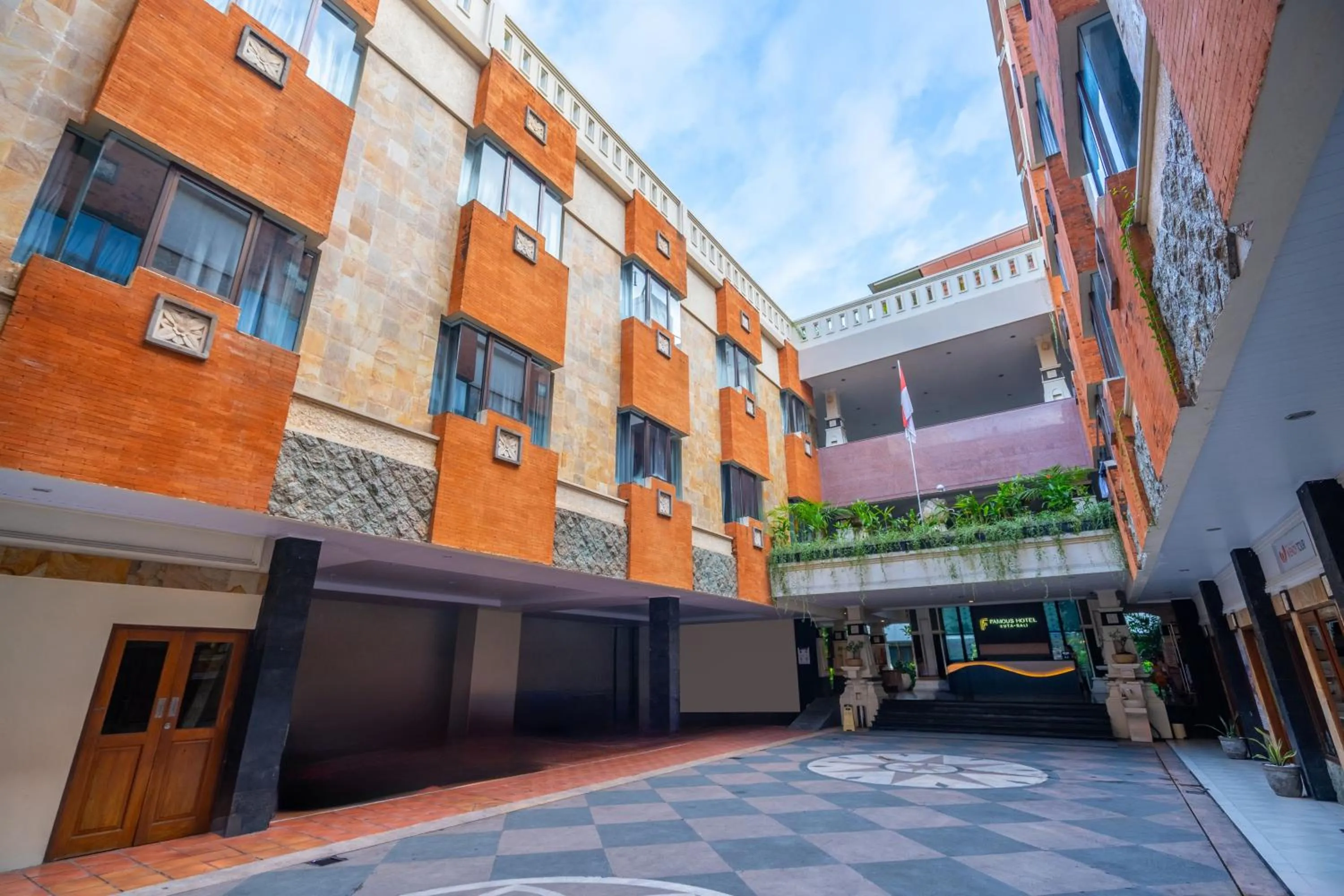 Property building in Famous Hotel Kuta Formerly Permata Kuta Hotel