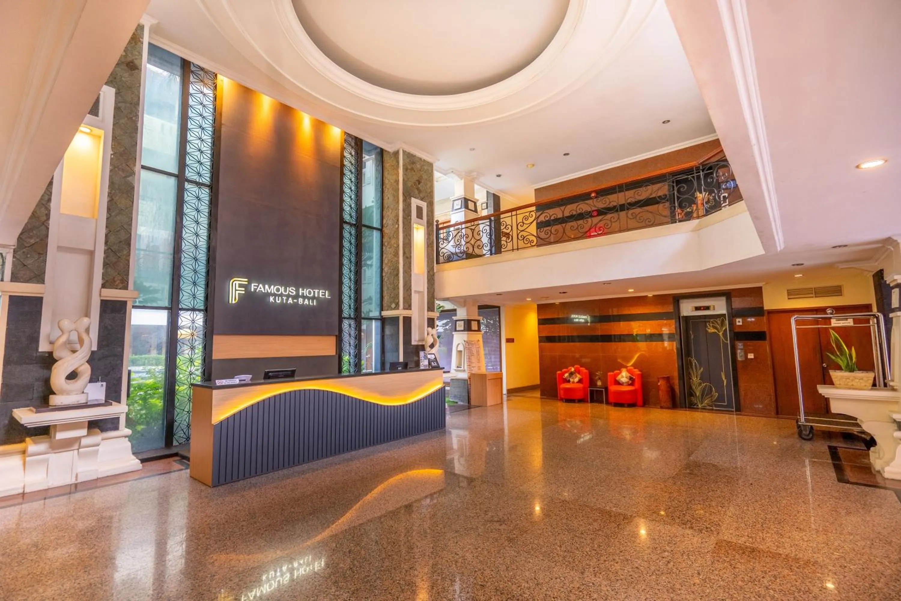 Property building in Famous Hotel Kuta Formerly Permata Kuta Hotel