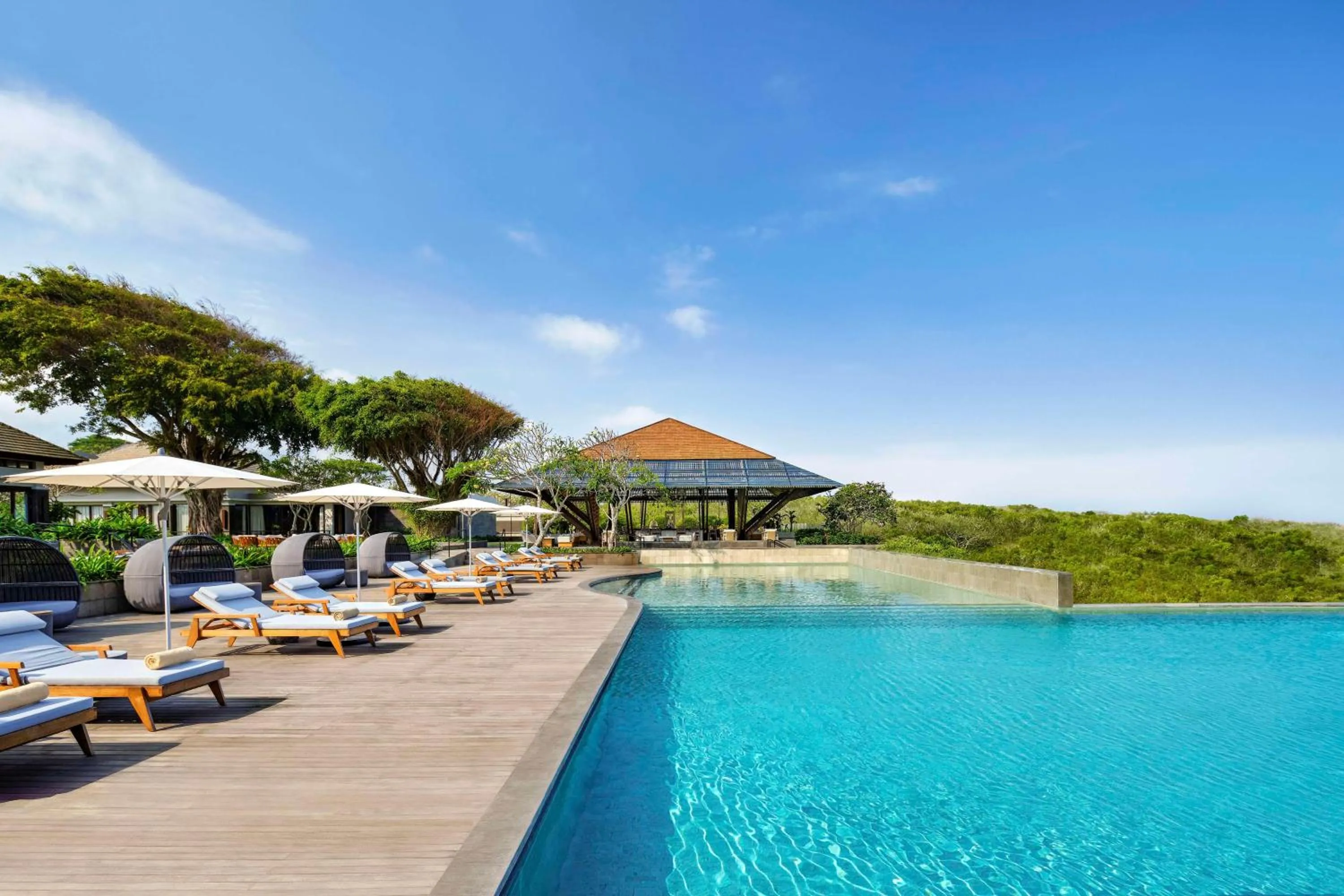 Pool view in Umana Bali, LXR Hotels & Resorts