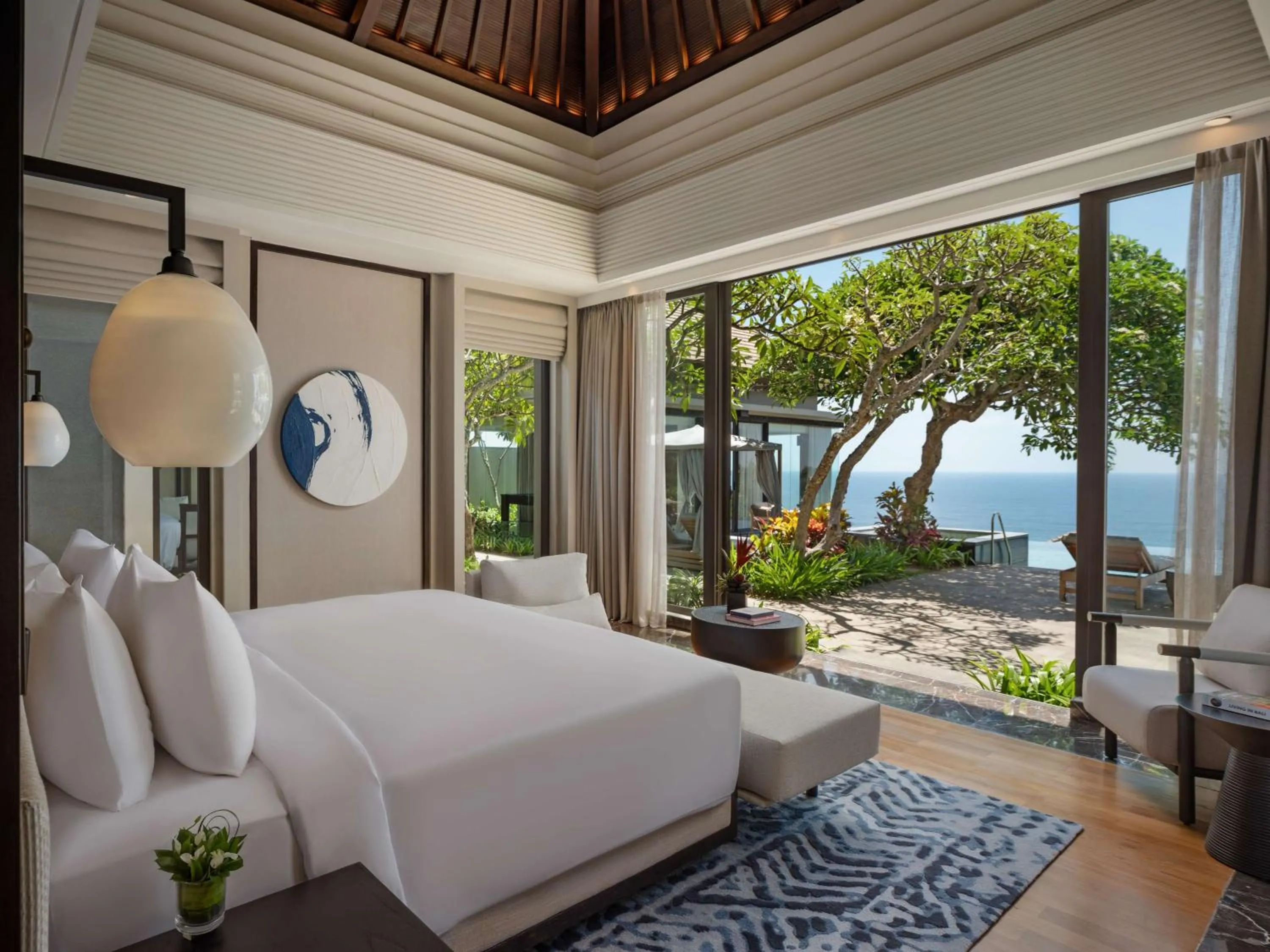 View (from property/room), Bed in Umana Bali, LXR Hotels & Resorts