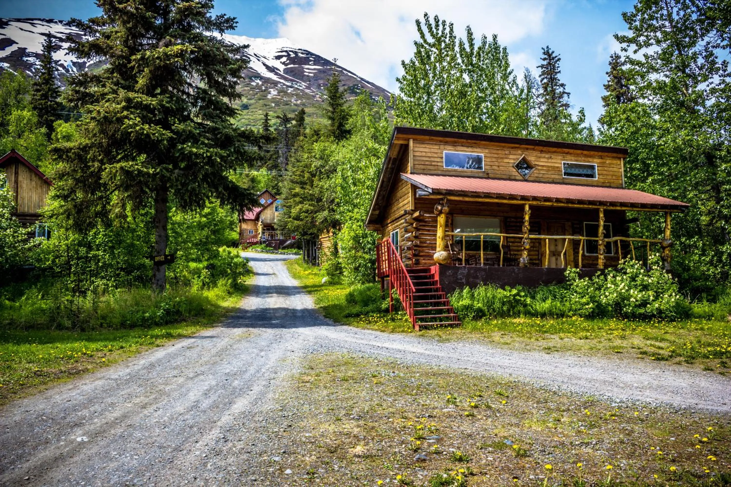 Property building in Midnight Sun Log Cabins