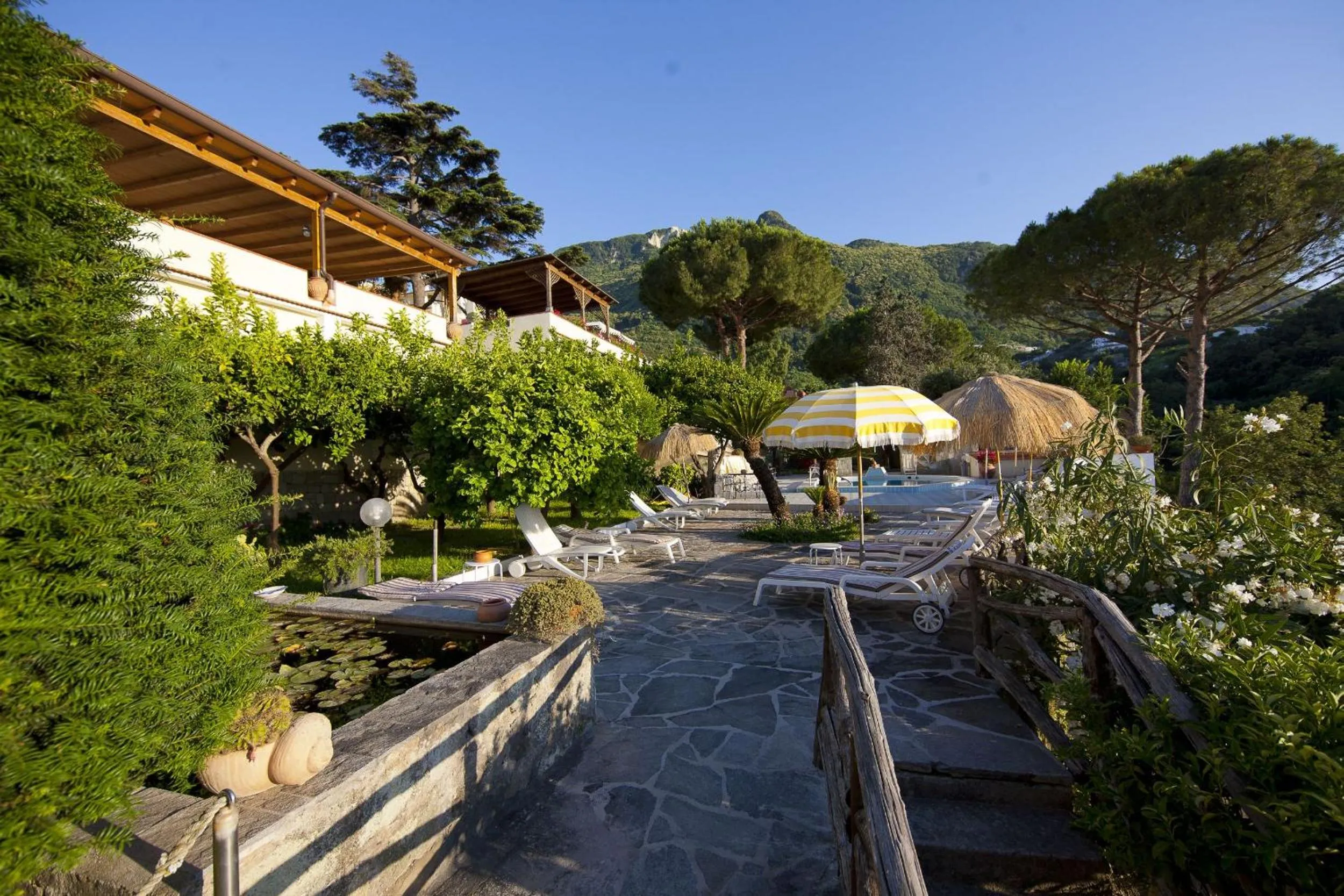 Patio in Resort Villa Flavio