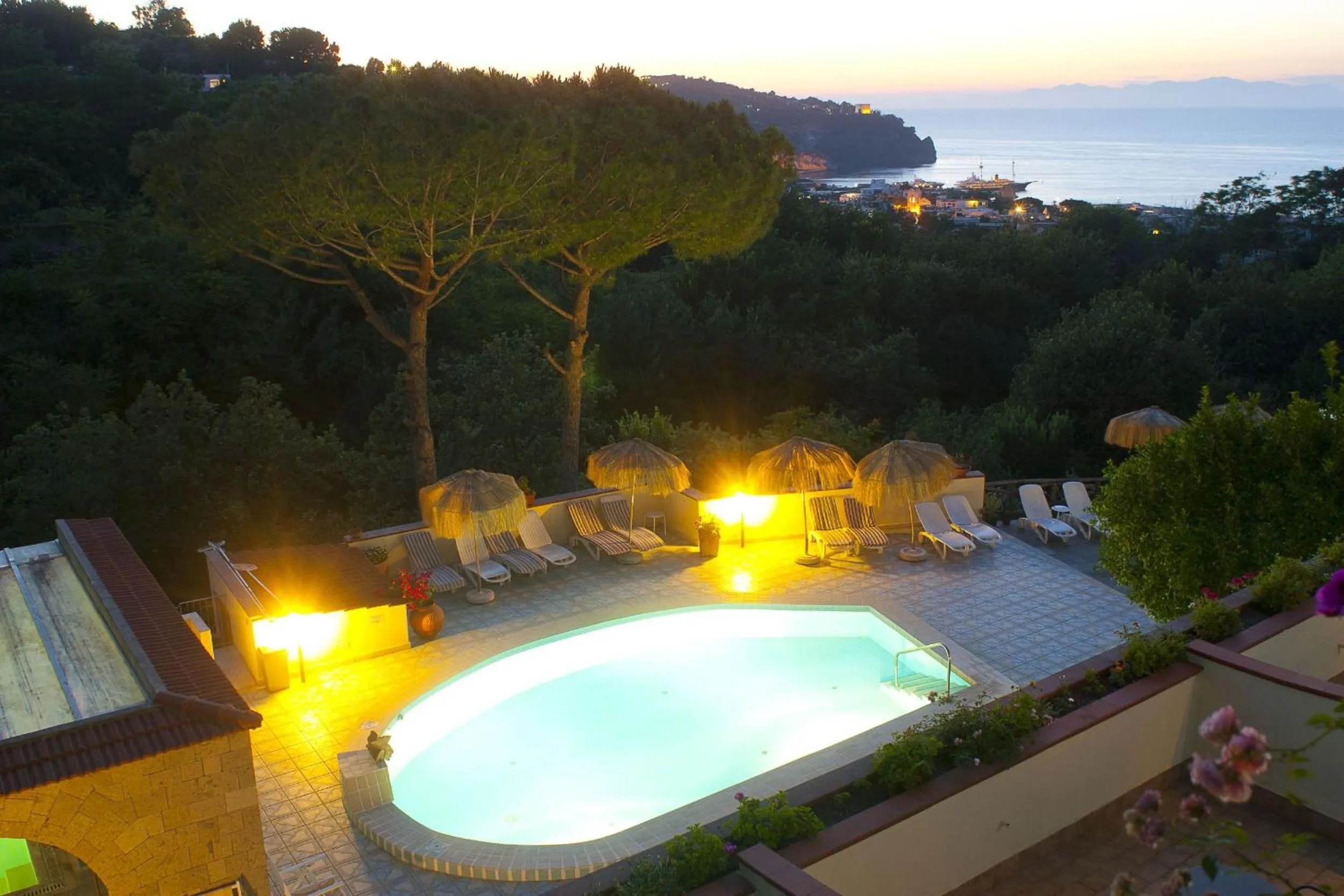 Pool view in Resort Villa Flavio