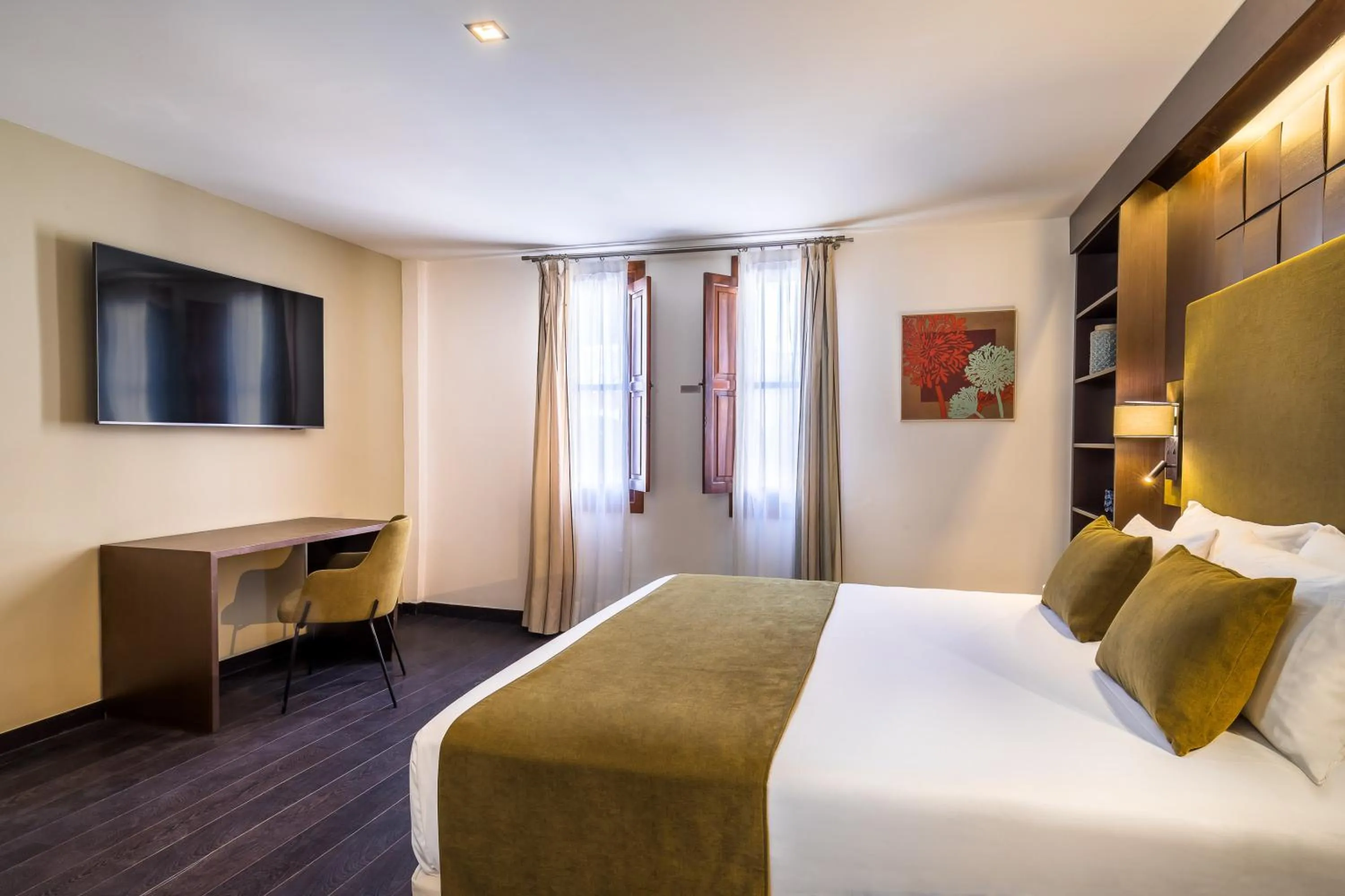 Decorative detail, Bed in Occidental Pueblo Acantilado