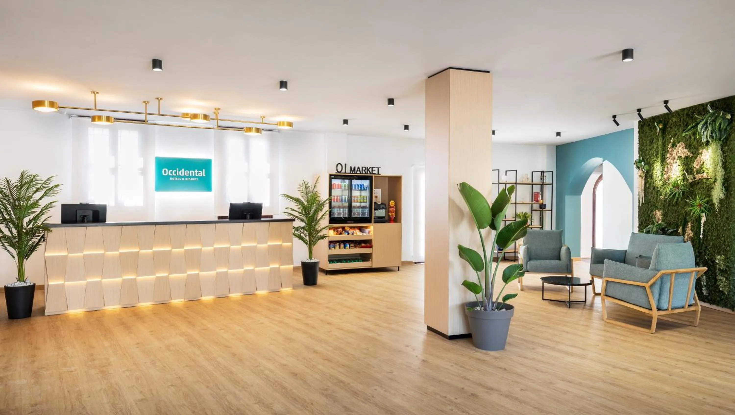 Lobby or reception in Occidental Pueblo Acantilado