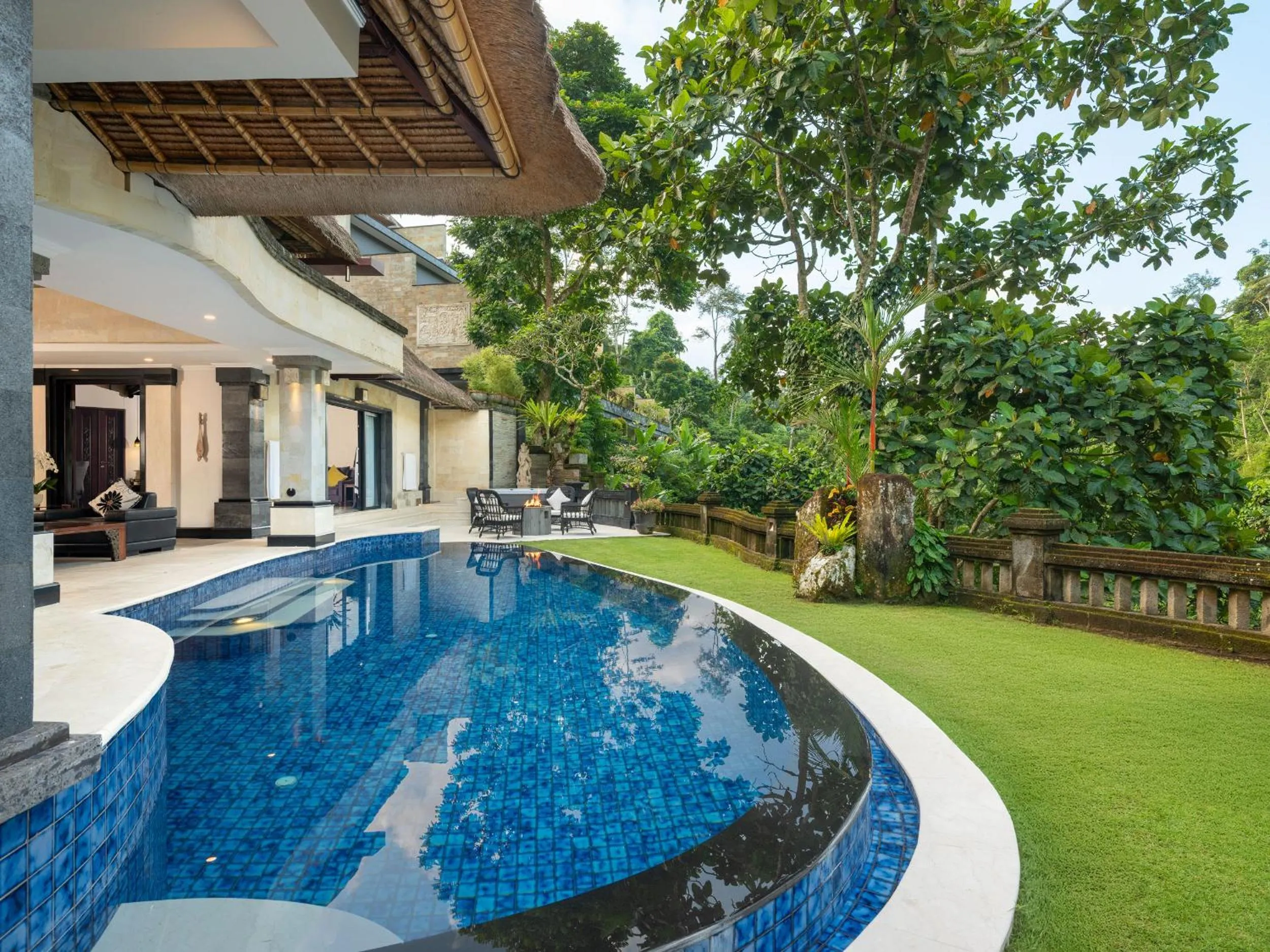 Pool view in Viceroy Bali