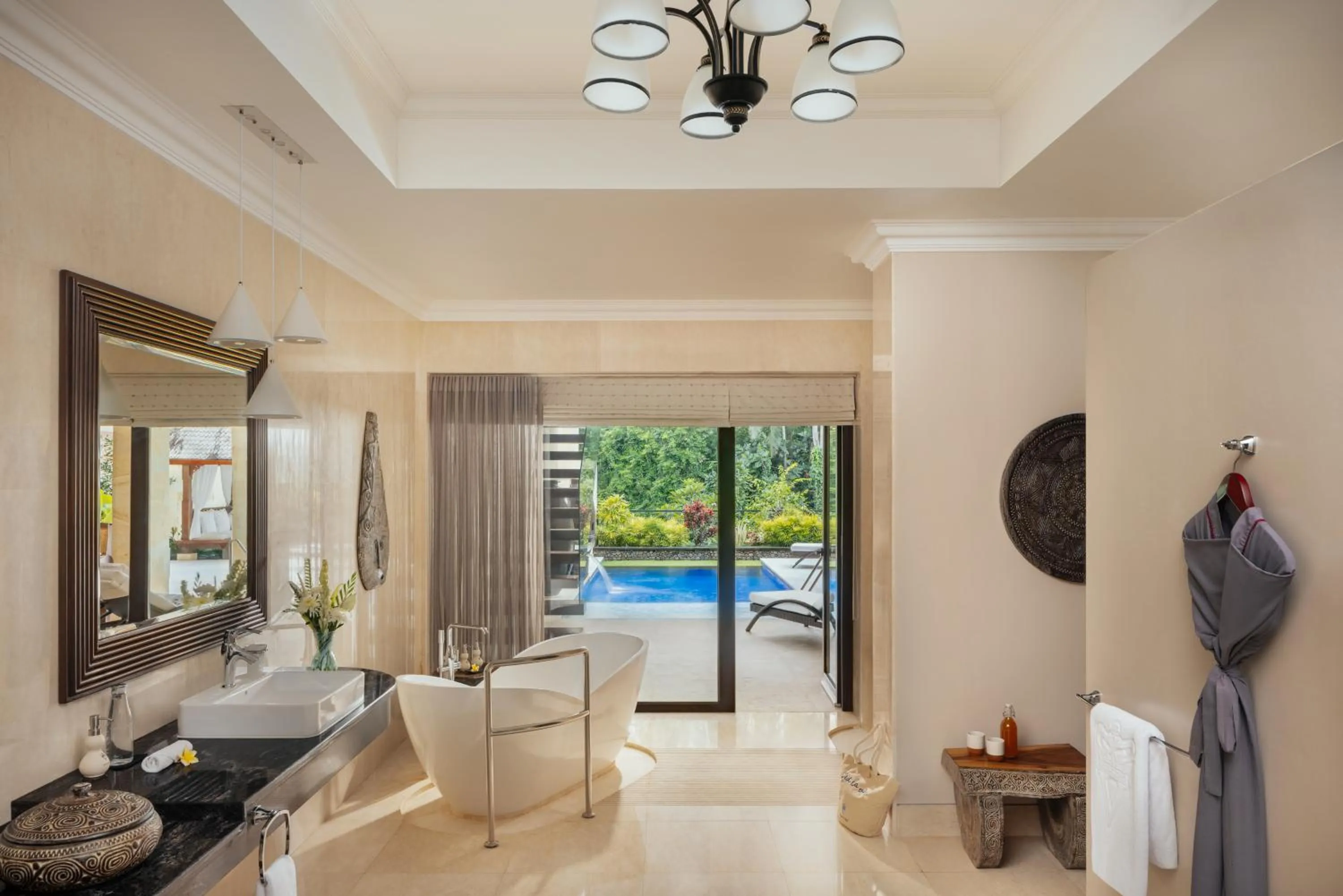 Bathroom in Viceroy Bali