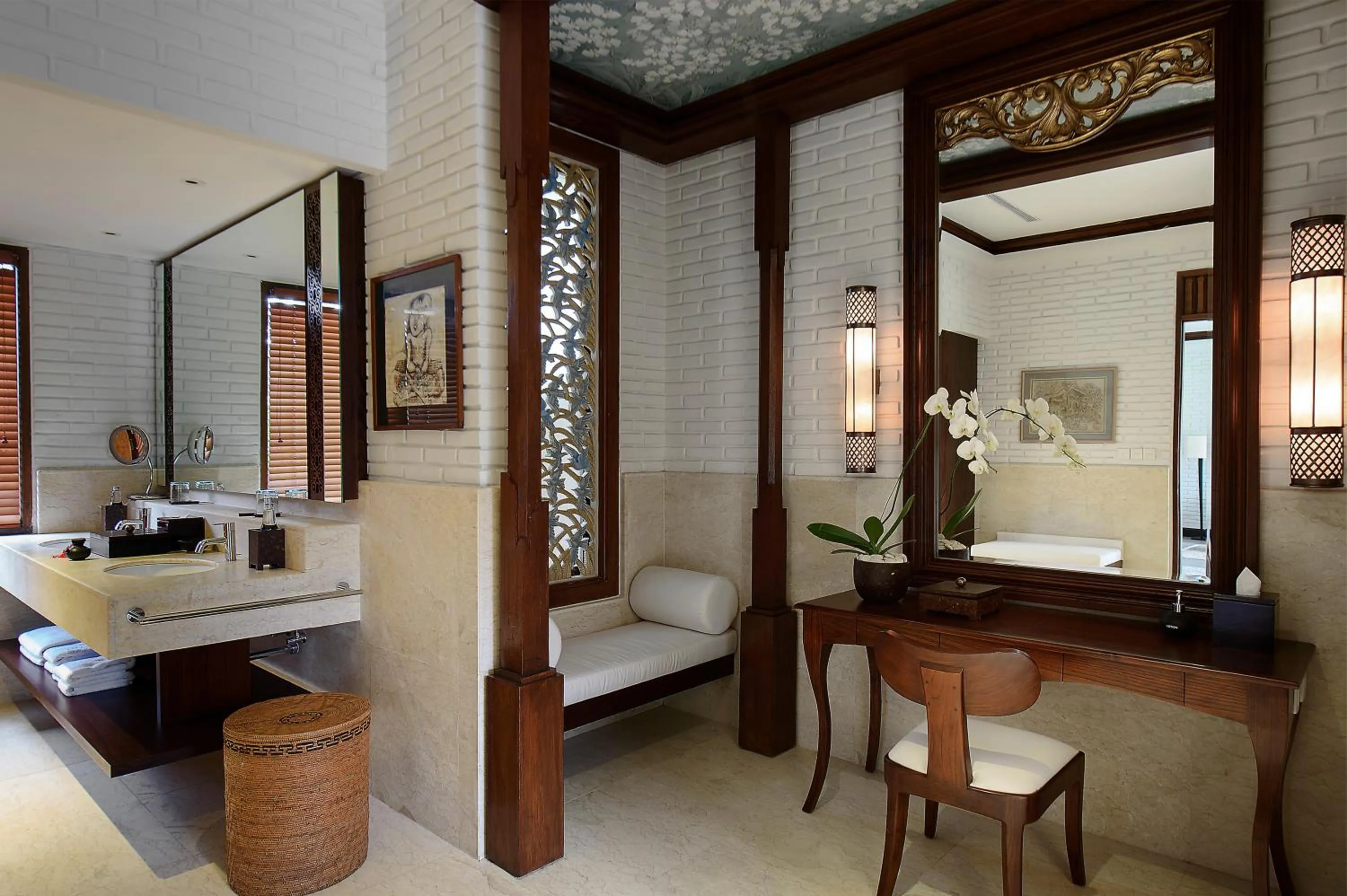 Bathroom, Bed in Tanah Gajah, a Resort by Hadiprana