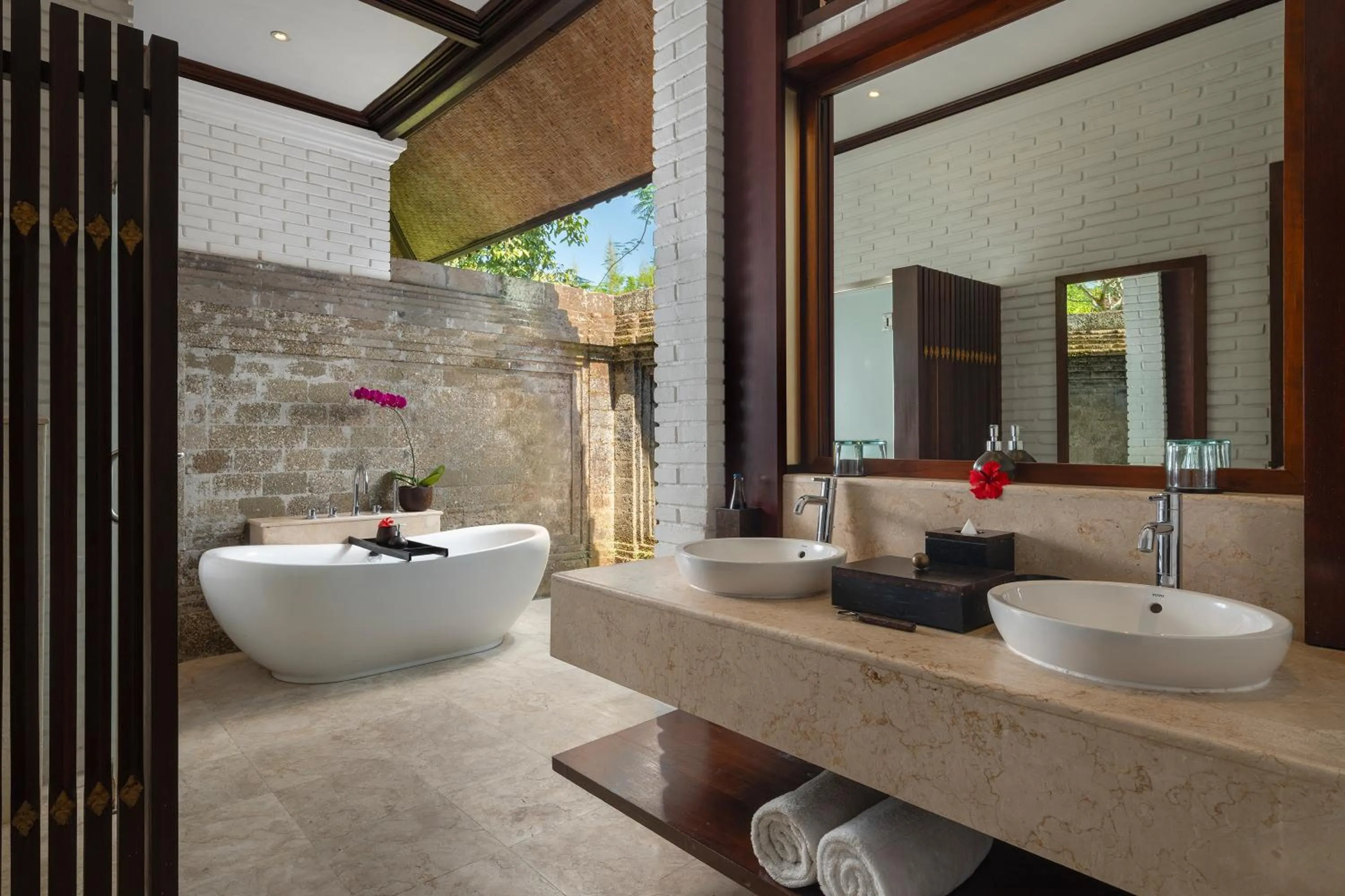 Bathroom in Tanah Gajah, a Resort by Hadiprana